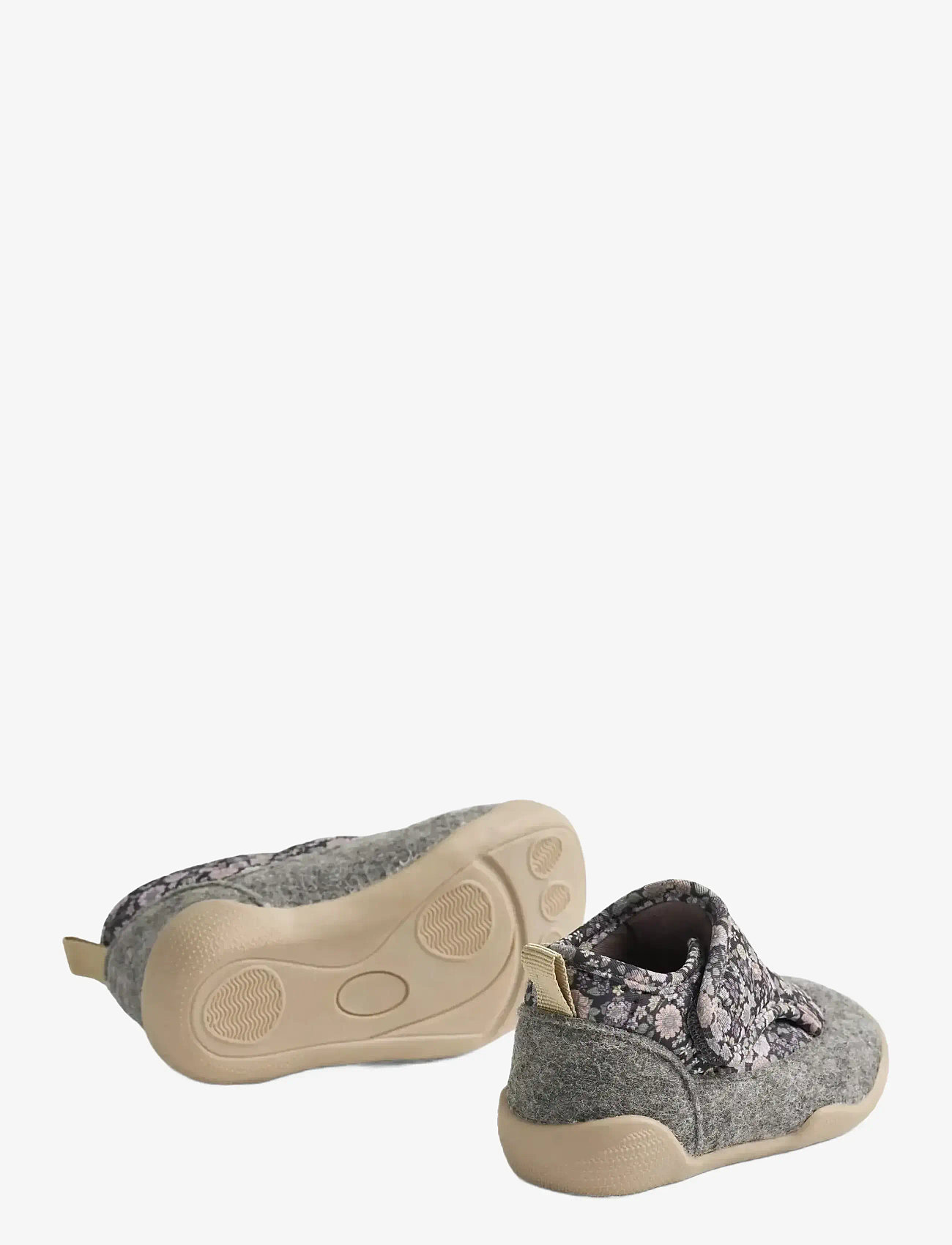 Wheat - Indoor Shoe Mulle - hjemmesko - black sea flowers - 2