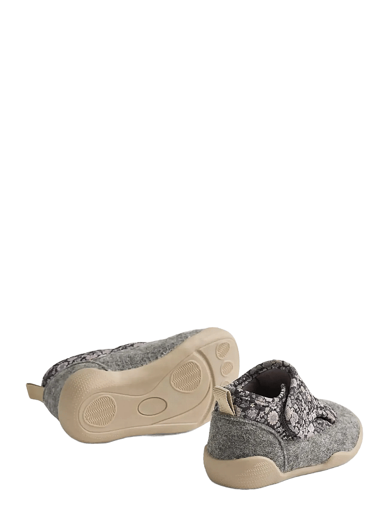 Wheat - Indoor Shoe Mulle - hjemmesko - black sea flowers - 2