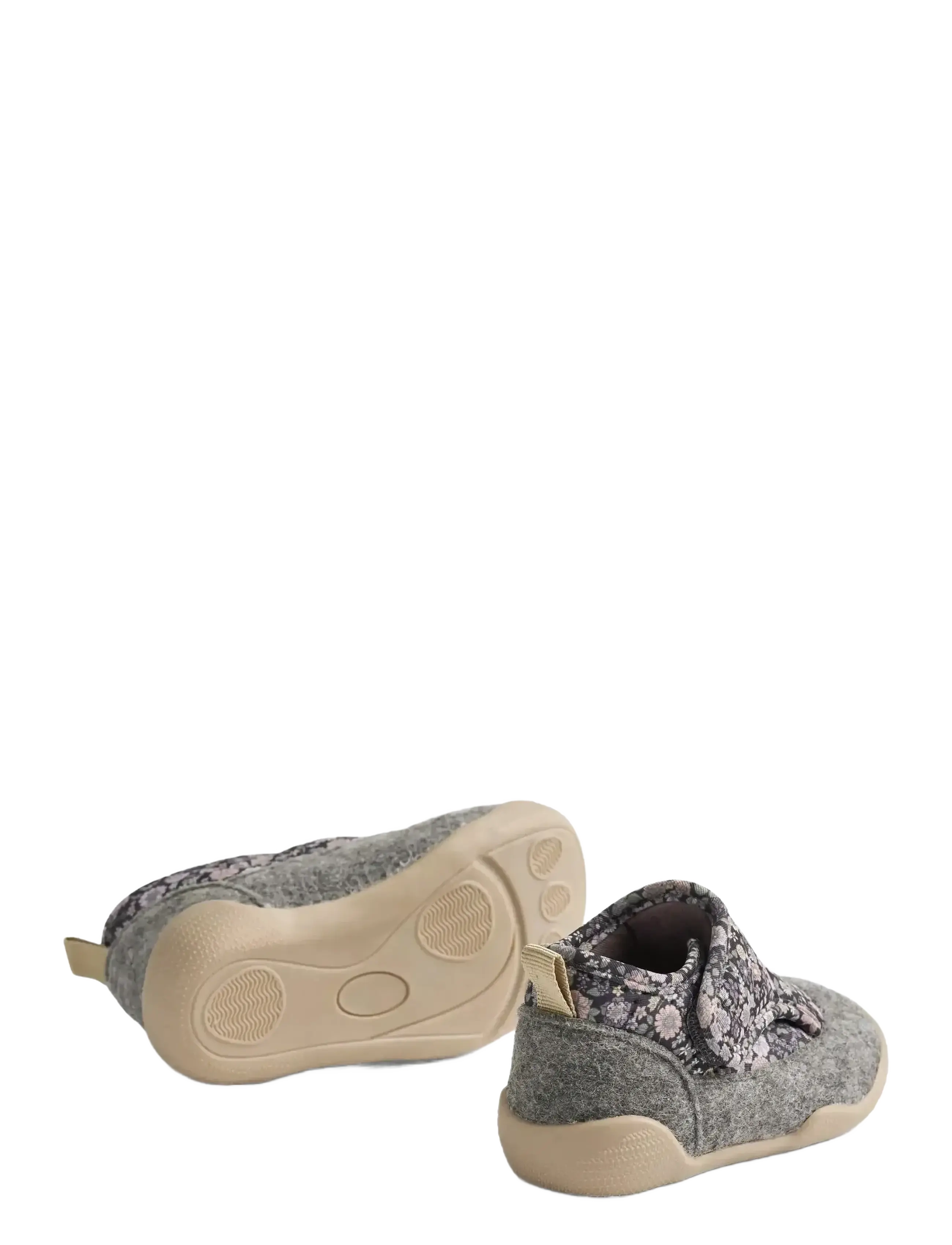 Wheat - Indoor Shoe Mulle - slippers - black sea flowers - 2