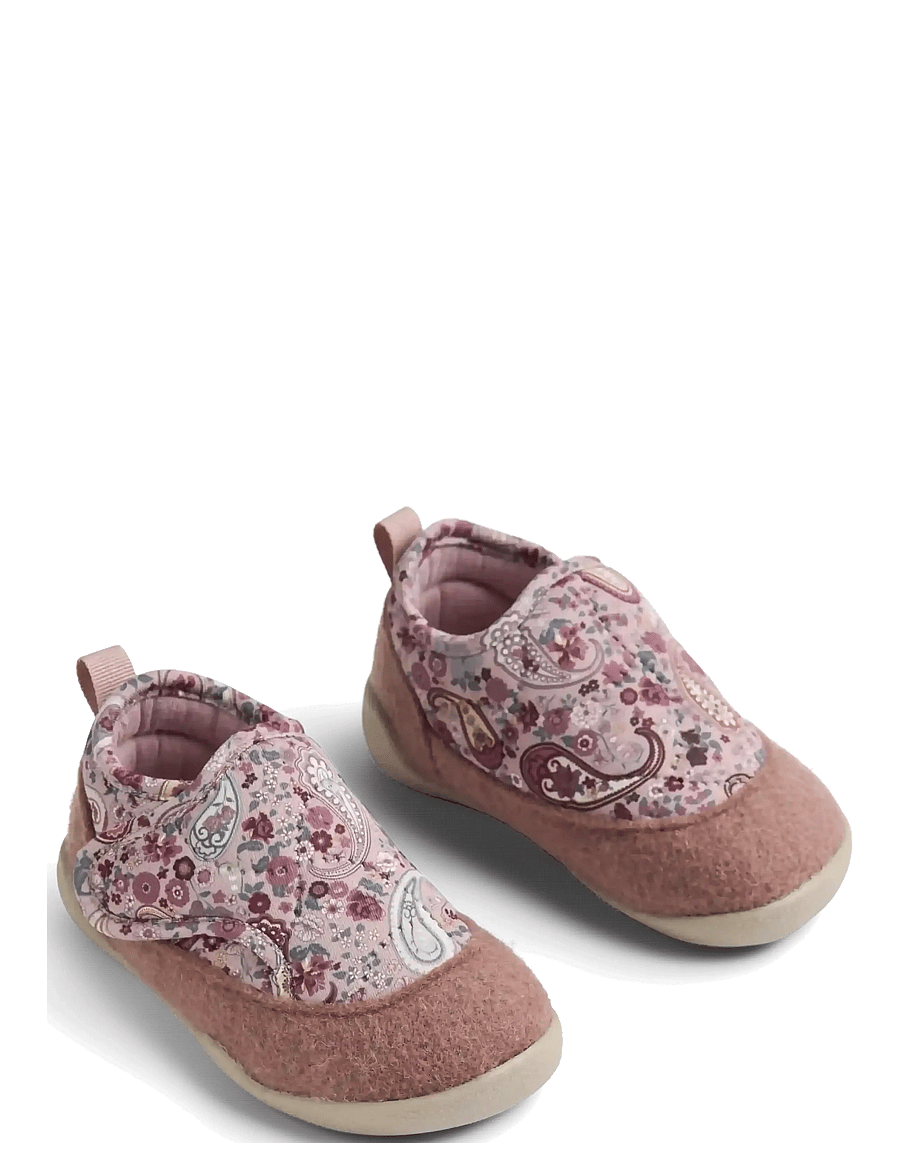 Wheat - Indoor Shoe Mulle - hausschuhe - dry rose paisley - 0
