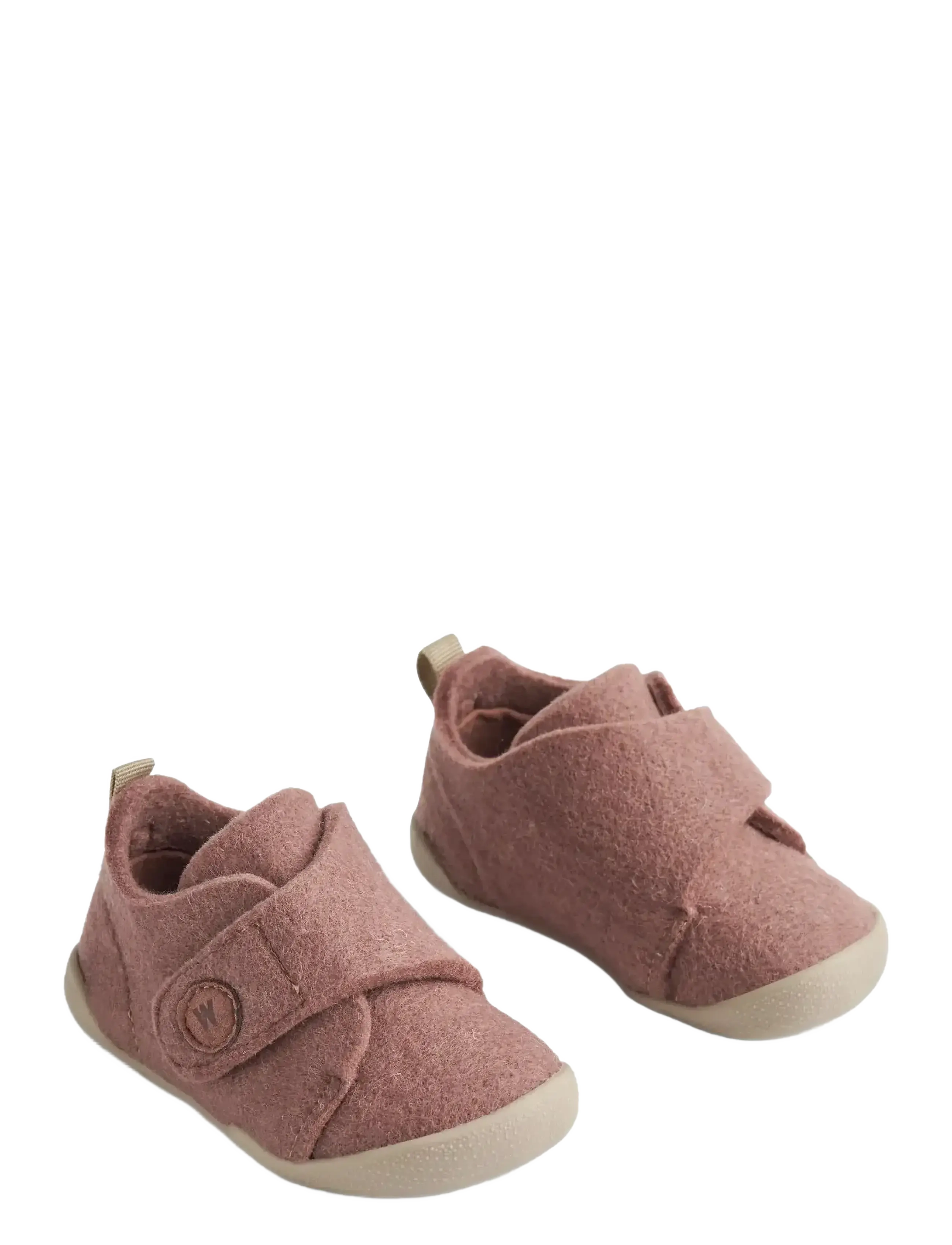 Wheat Indoor Shoe Fleecy, Børn, Velcro Indendørssko, Pink, Str: 29