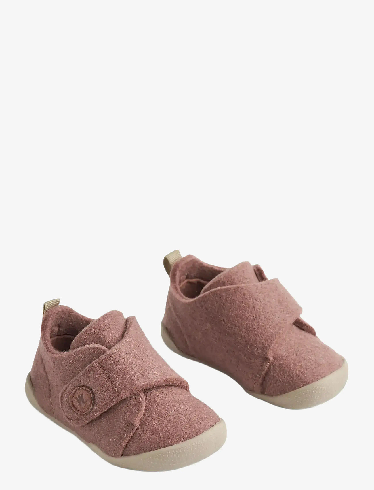 Wheat - Indoor Shoe Fleecy - hjemmesko - dusty rouge - 0