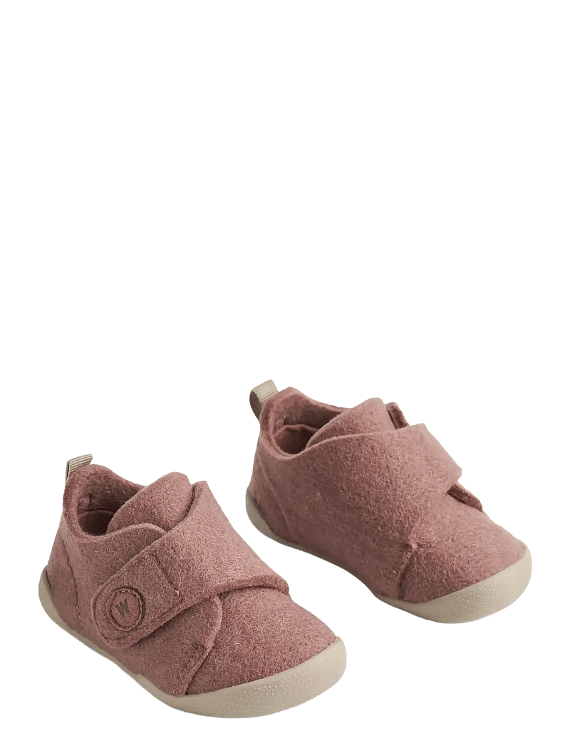 Wheat - Indoor Shoe Fleecy - hjemmesko - dusty rouge - 0
