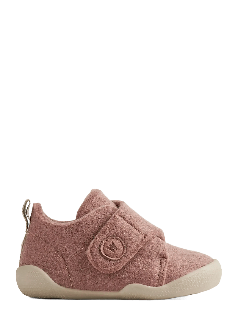 Wheat - Indoor Shoe Fleecy - hjemmesko - dusty rouge - 1