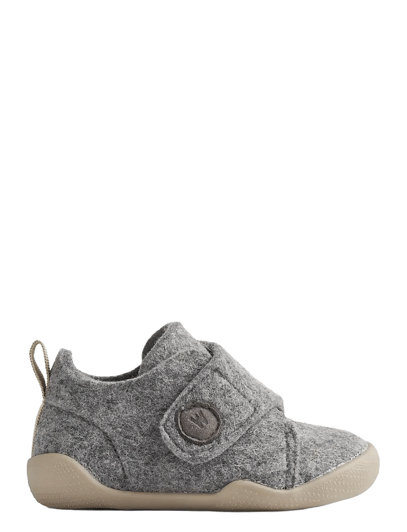 Wheat - Indoor Shoe Fleecy - hjemmesko - grey - 1