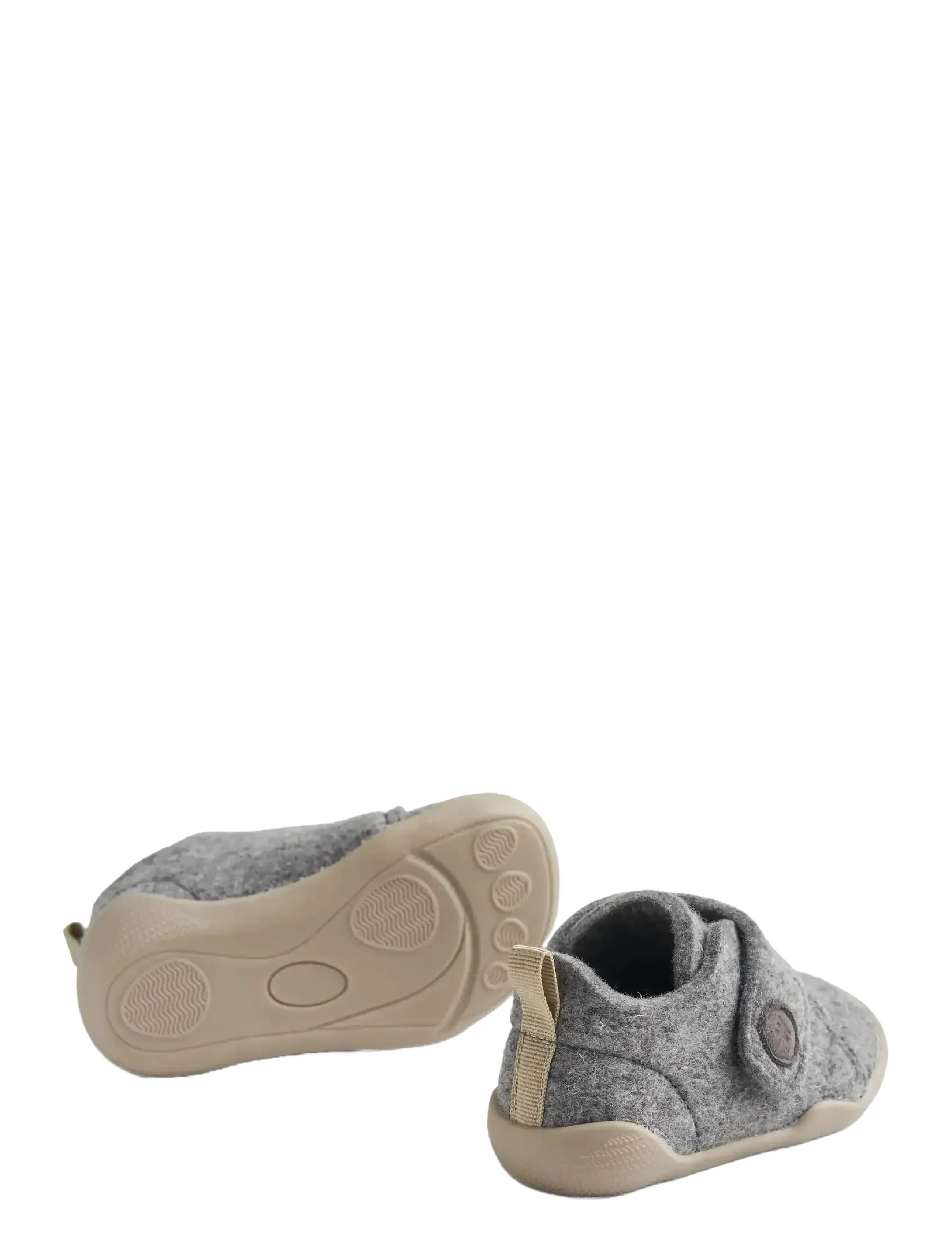 Wheat - Indoor Shoe Fleecy - laveste priser - grey - 2