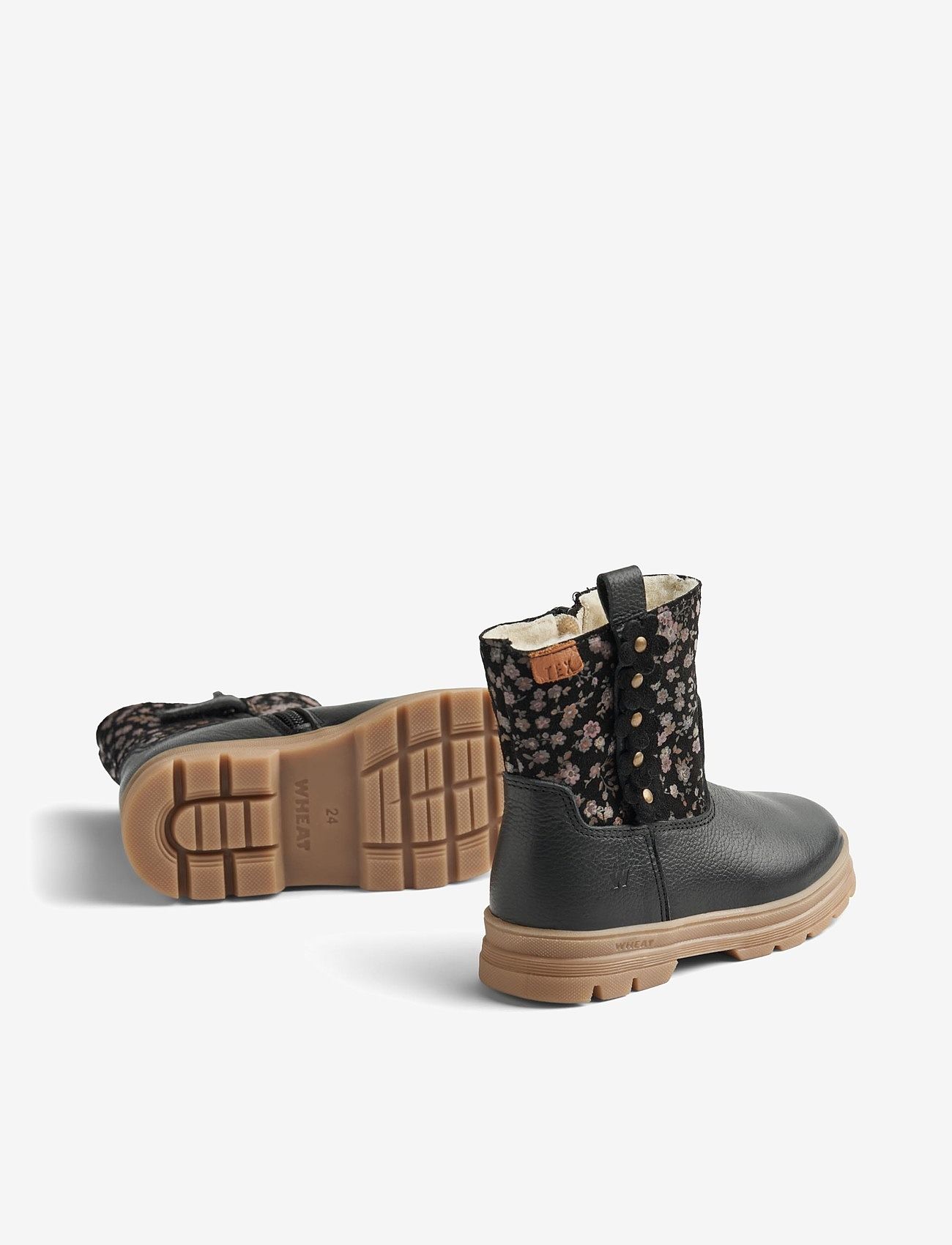Wheat - Winterboot Flori Tex - black - 1
