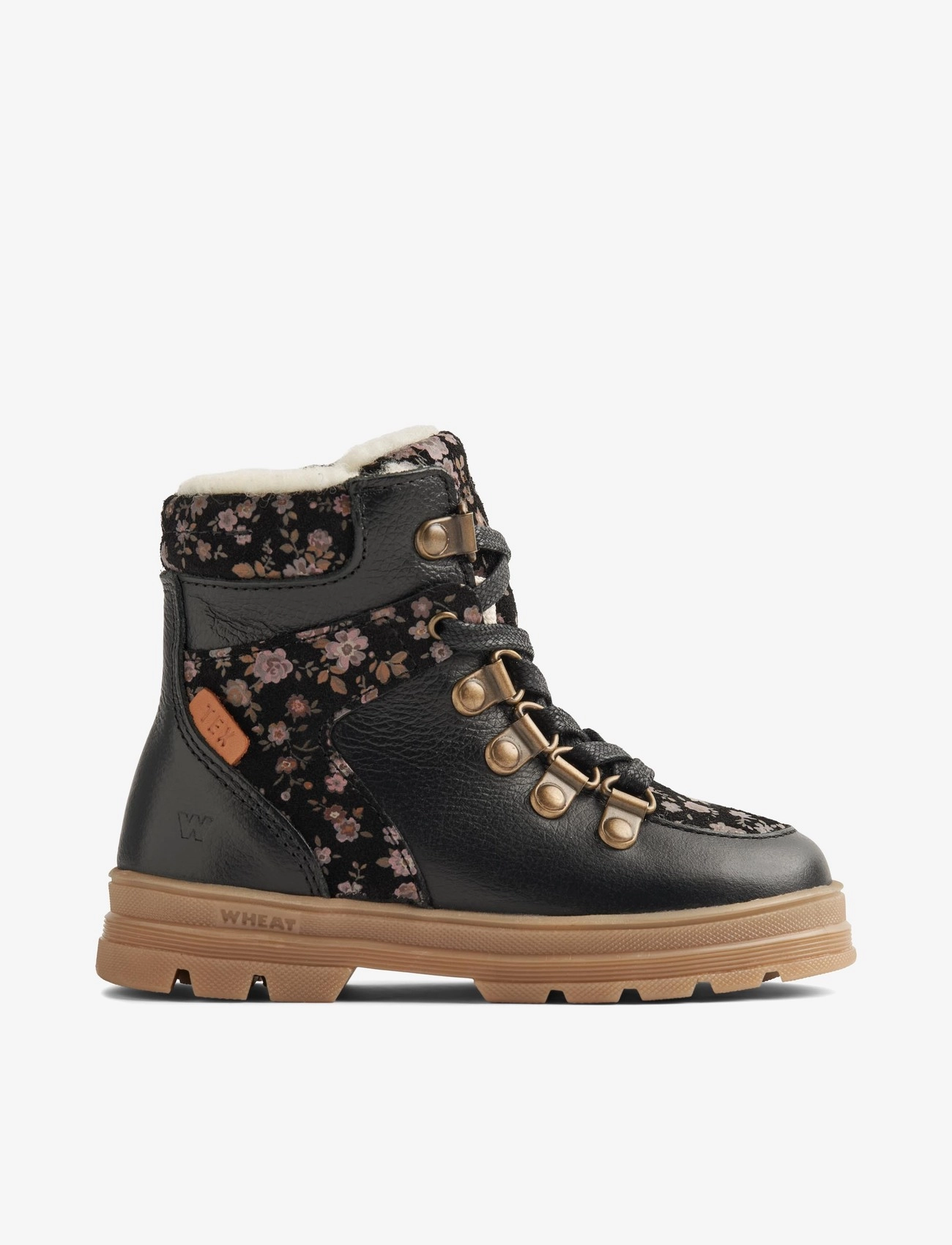 Wheat - Winterboot Toni Hiker Tex - black flowers - 2