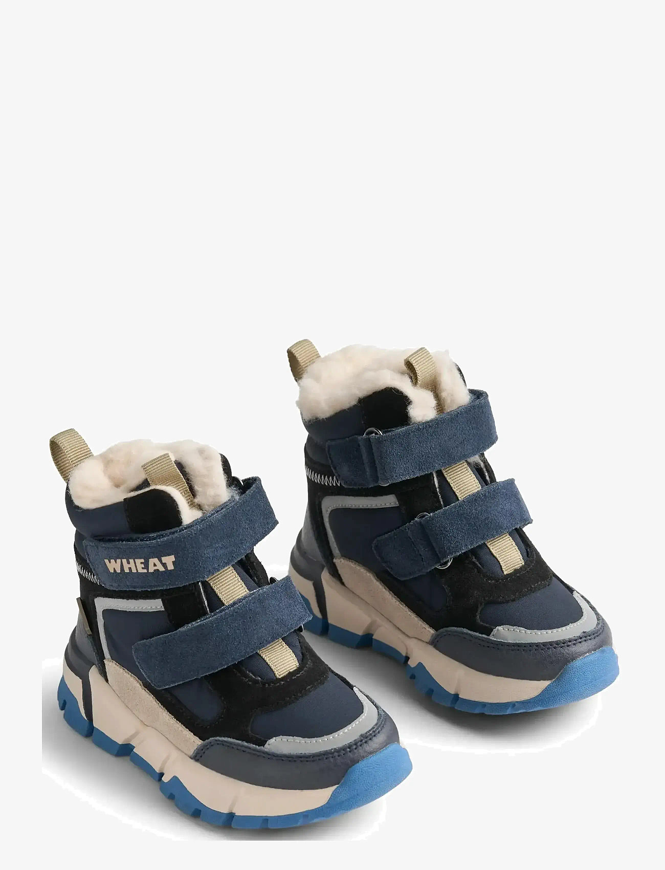 Wheat - Bootie Lucka Tex - vinterstøvler - blue - 0