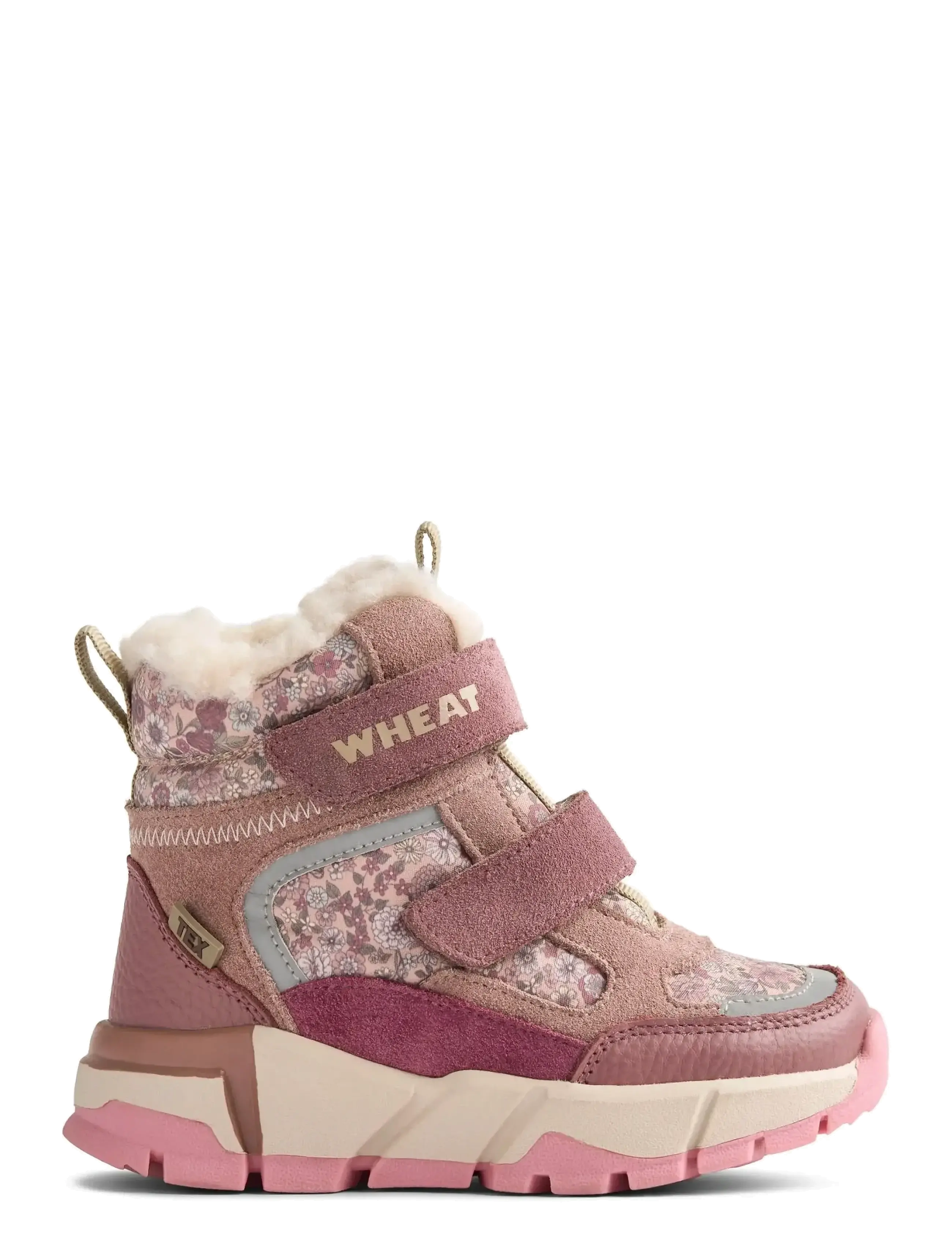 Wheat - Bootie Lucka Tex - fall shoes - rose dust flowers - 1