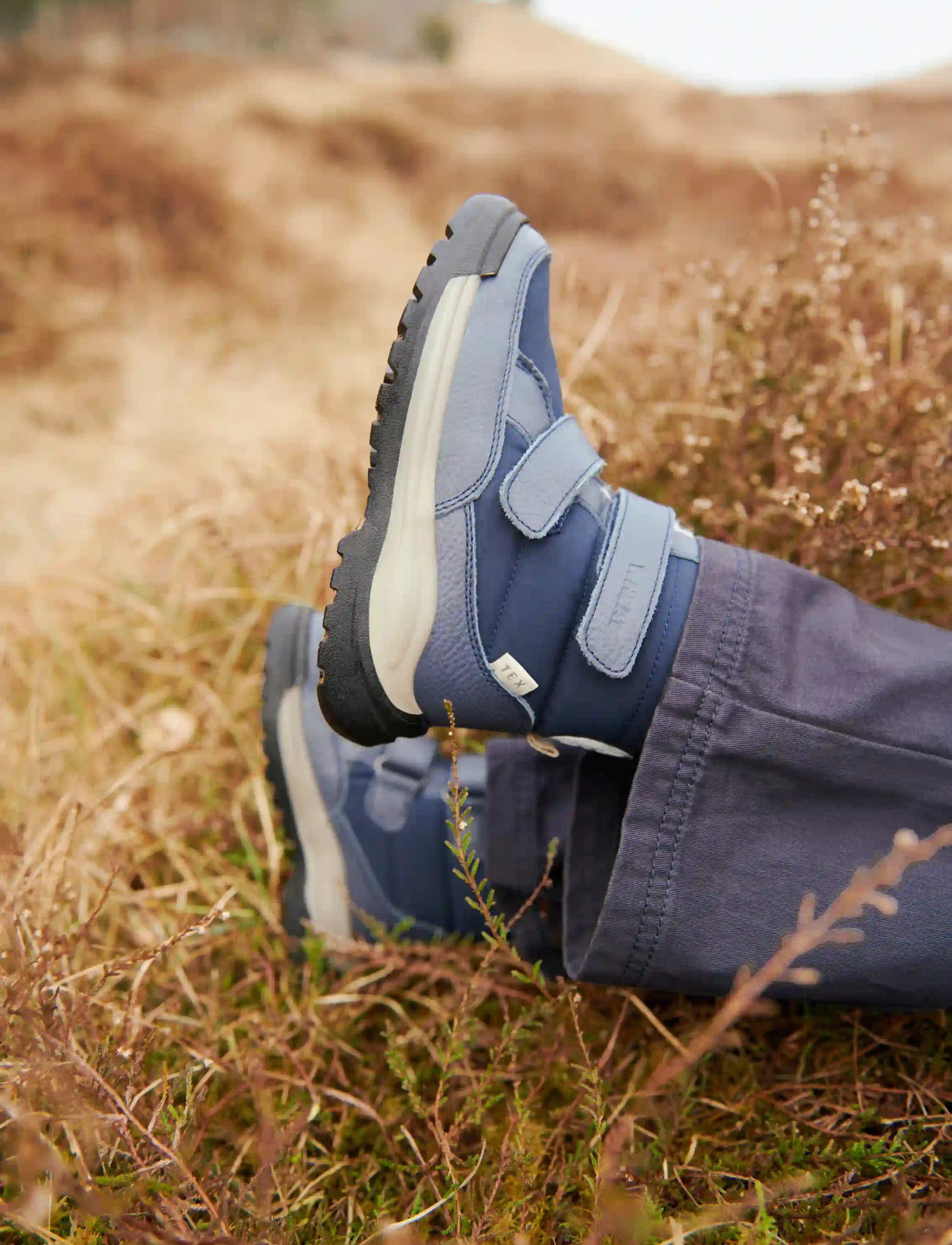 Wheat Winterboot Millas Tex, 31/20.7 cm, Winter Boots, Marineblau - Boots W. Velcro, Kinder