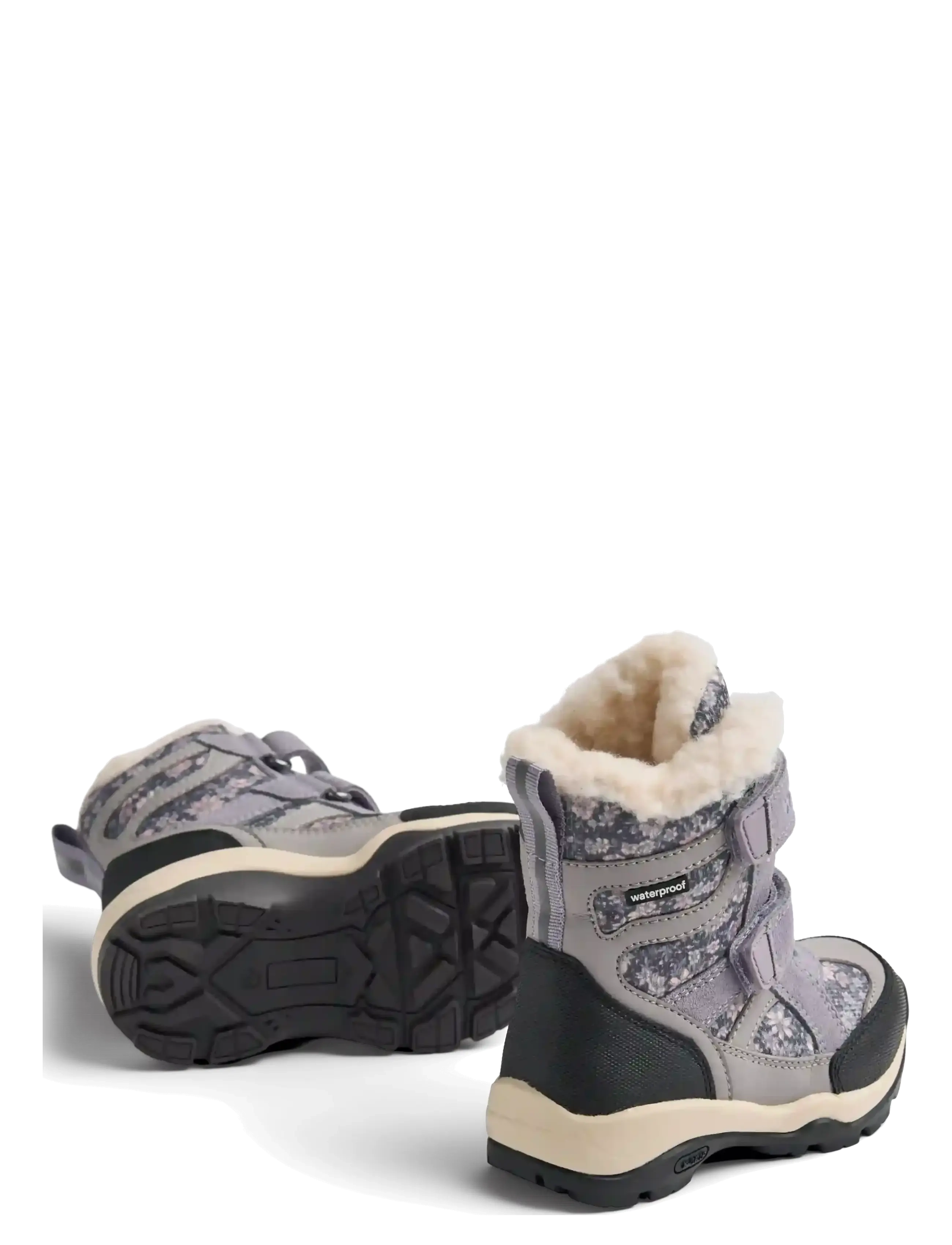 Wheat - Winterboot Trailor Tex - winterstiefel - dark charcoal flowers - 1