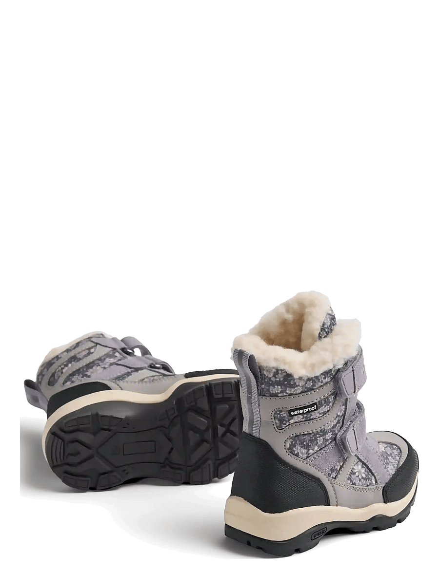Wheat - Winterboot Trailor Tex - winterstiefel - dark charcoal flowers - 1