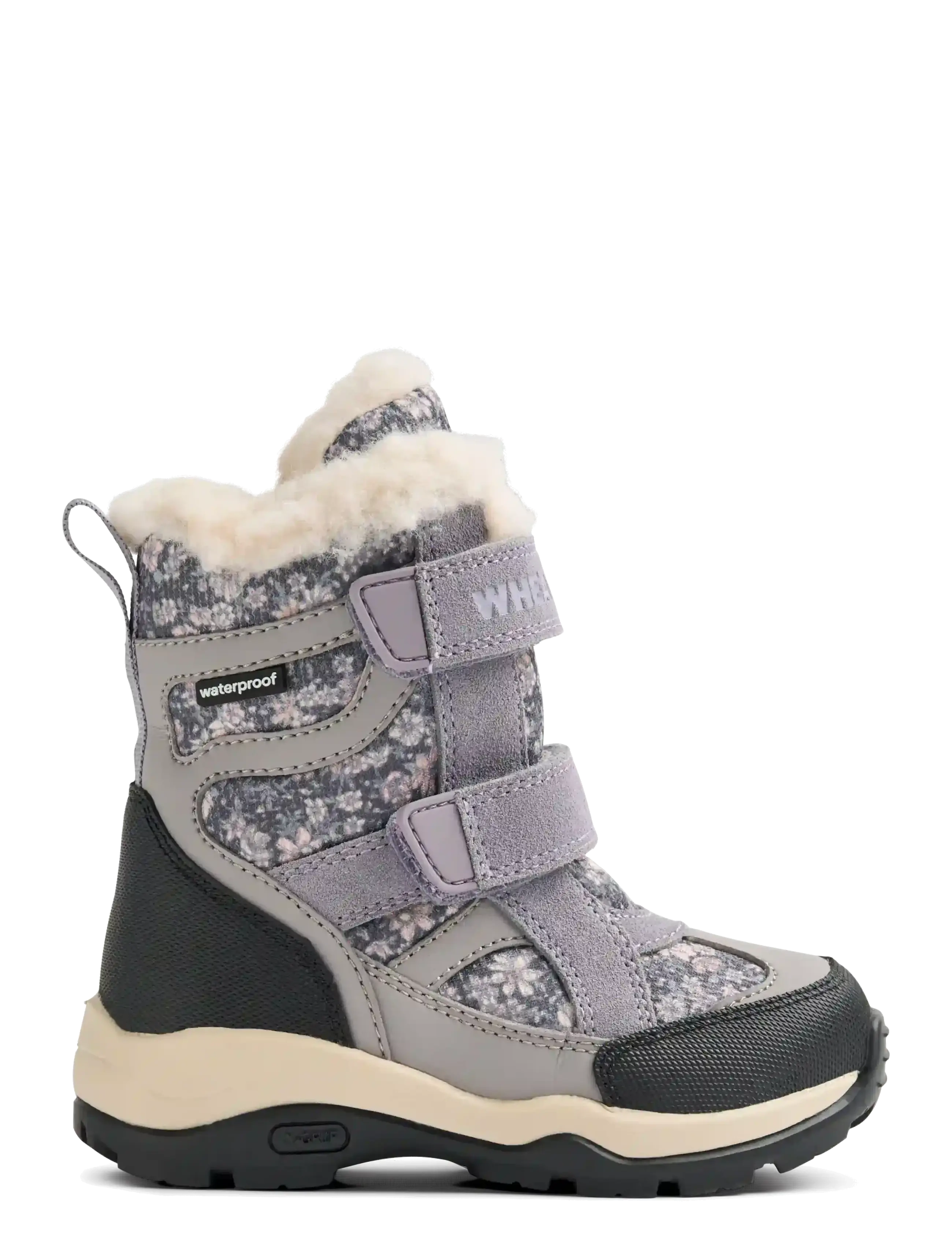 Wheat - Winterboot Trailor Tex - winterstiefel - dark charcoal flowers - 2