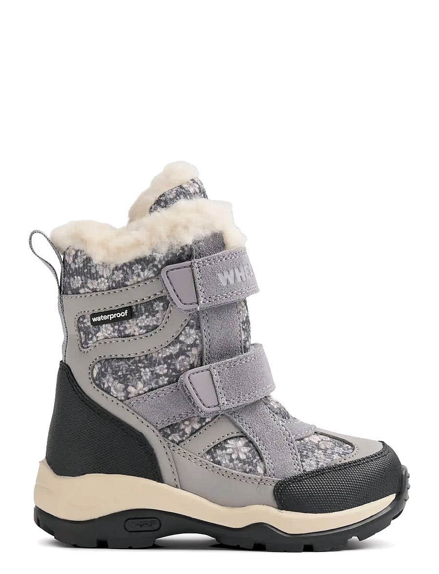 Wheat - Winterboot Trailor Tex - winterstiefel - dark charcoal flowers - 2