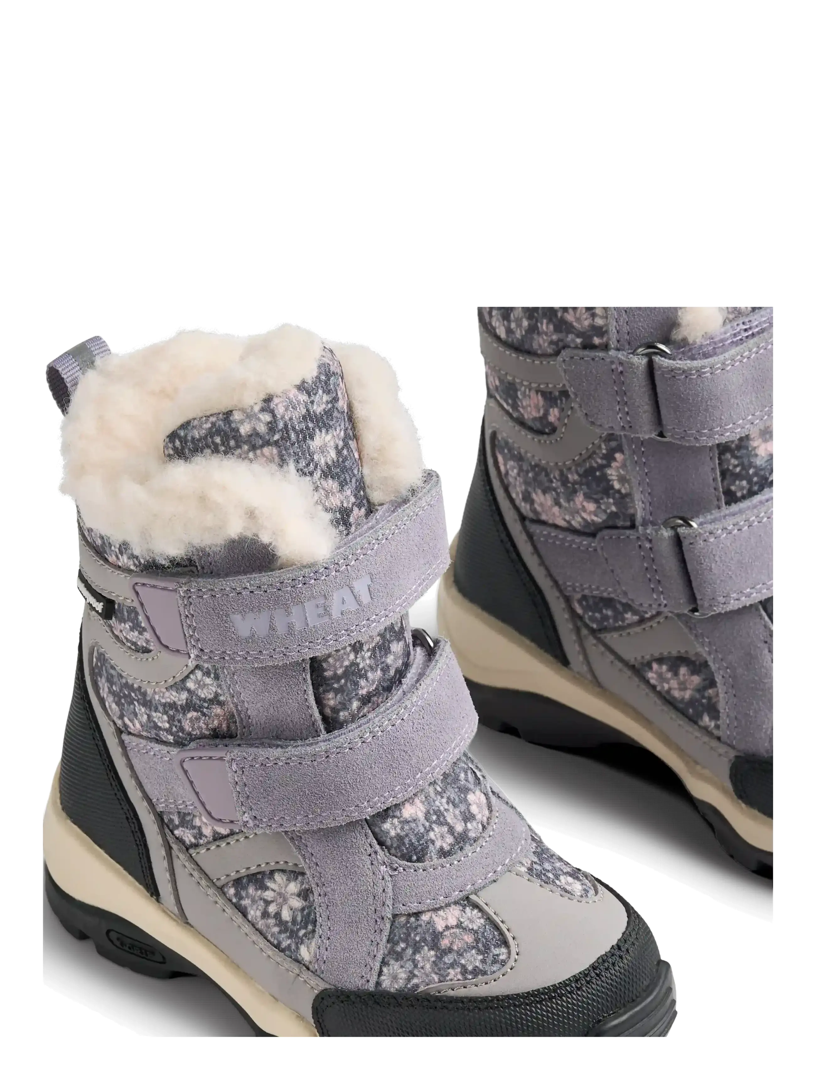 Wheat - Winterboot Trailor Tex - winterstiefel - dark charcoal flowers - 3