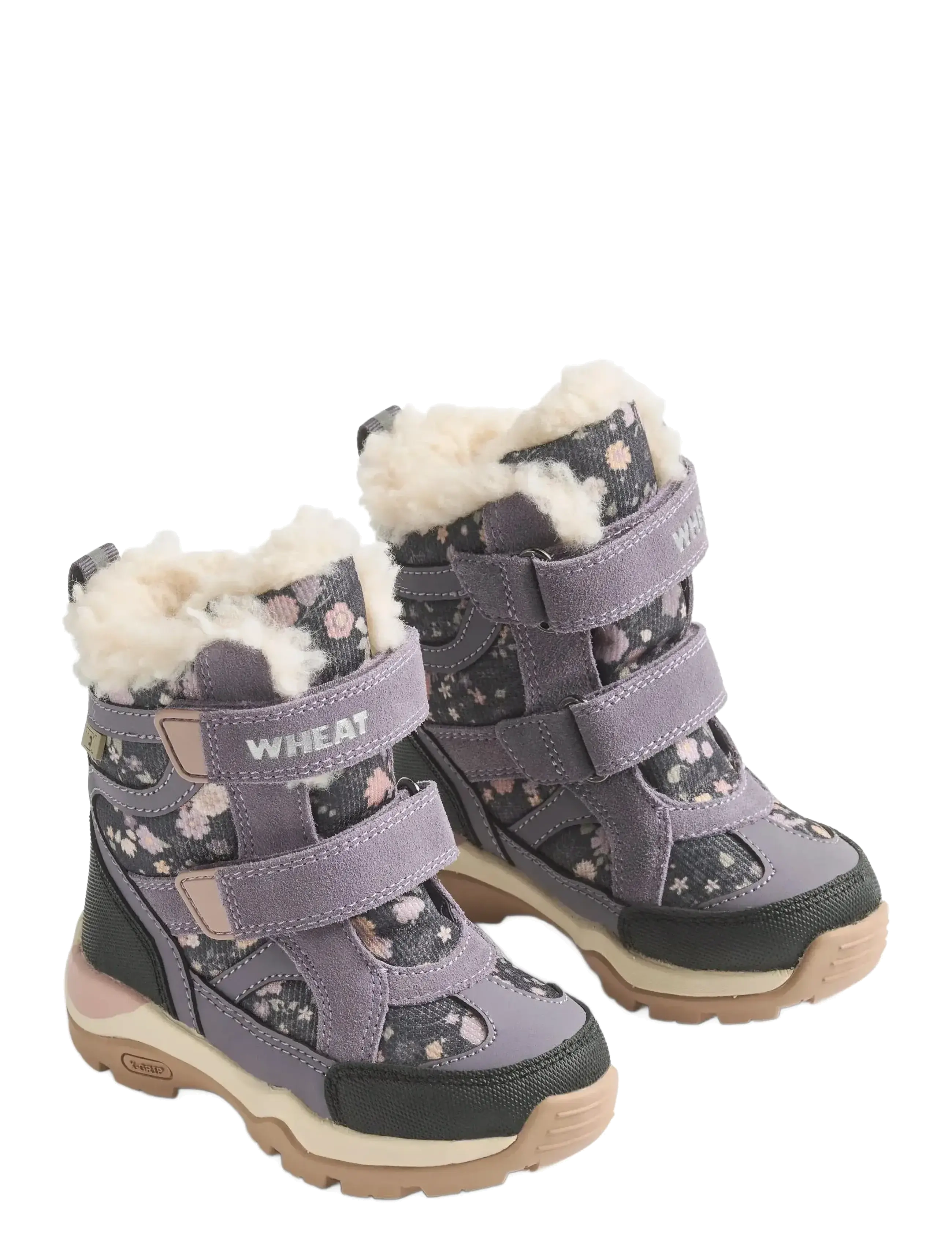Wheat Winterboot Trailor Tex, Børn, Velcro Vinterstøvler, Lila, Str: 25