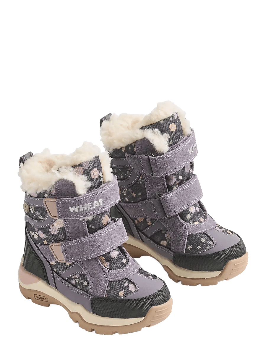 Wheat - Winterboot Trailor Tex - vintersko - purple stone - 0