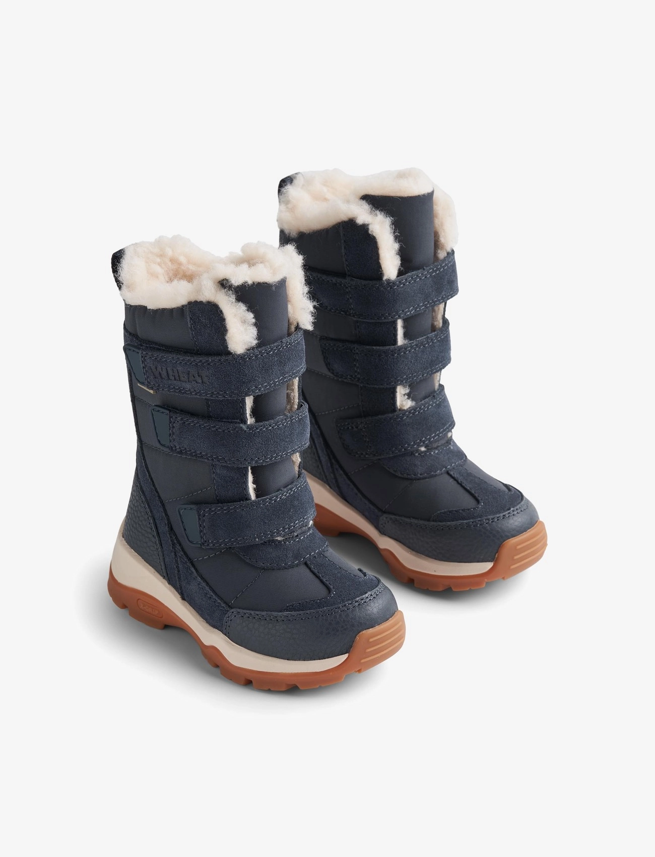 WHEAT Winterboot Airy Tex Navy - 25/16.2CM - Kinder