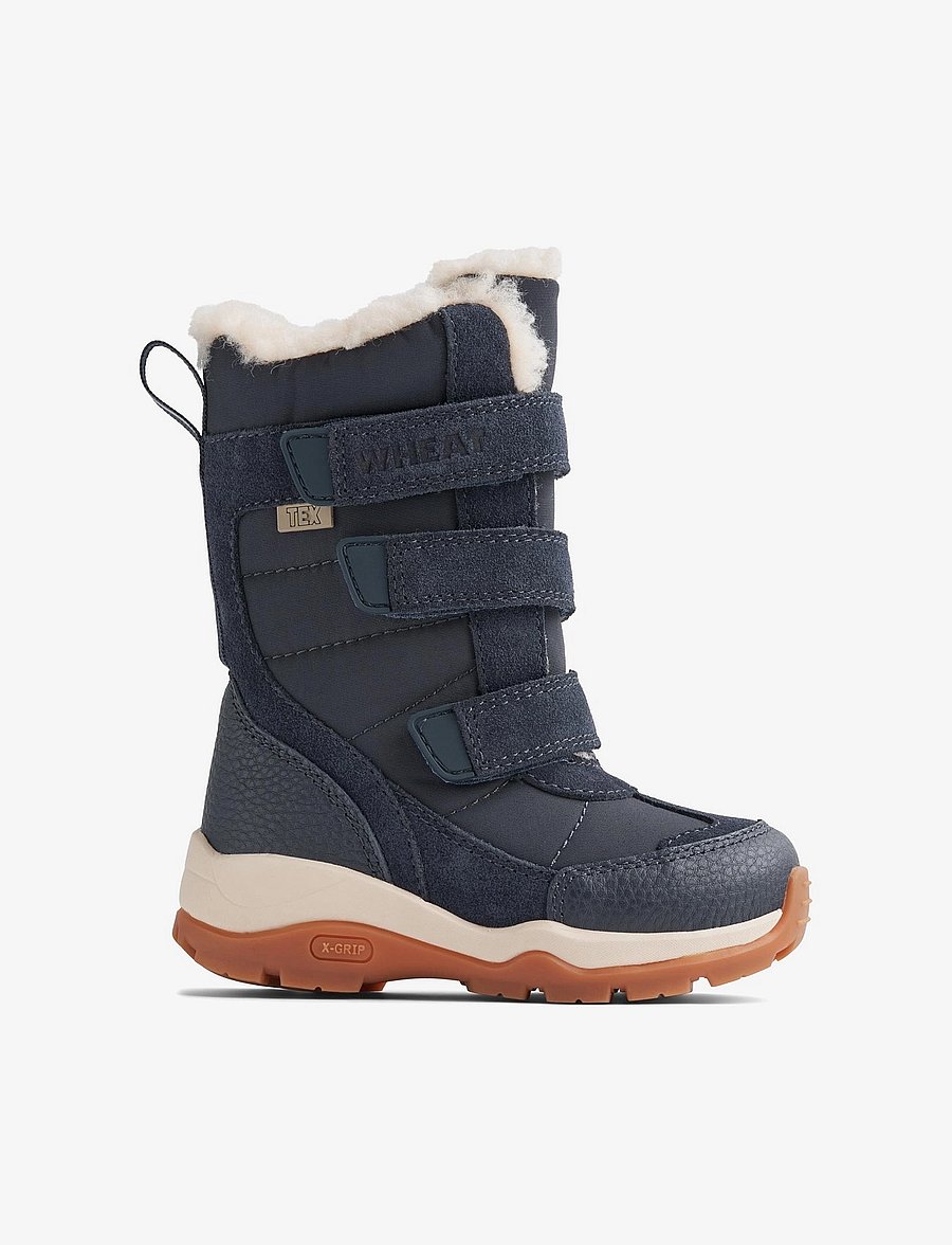 Wheat - Winterboot Airy Tex - talvesaapad - navy - 2