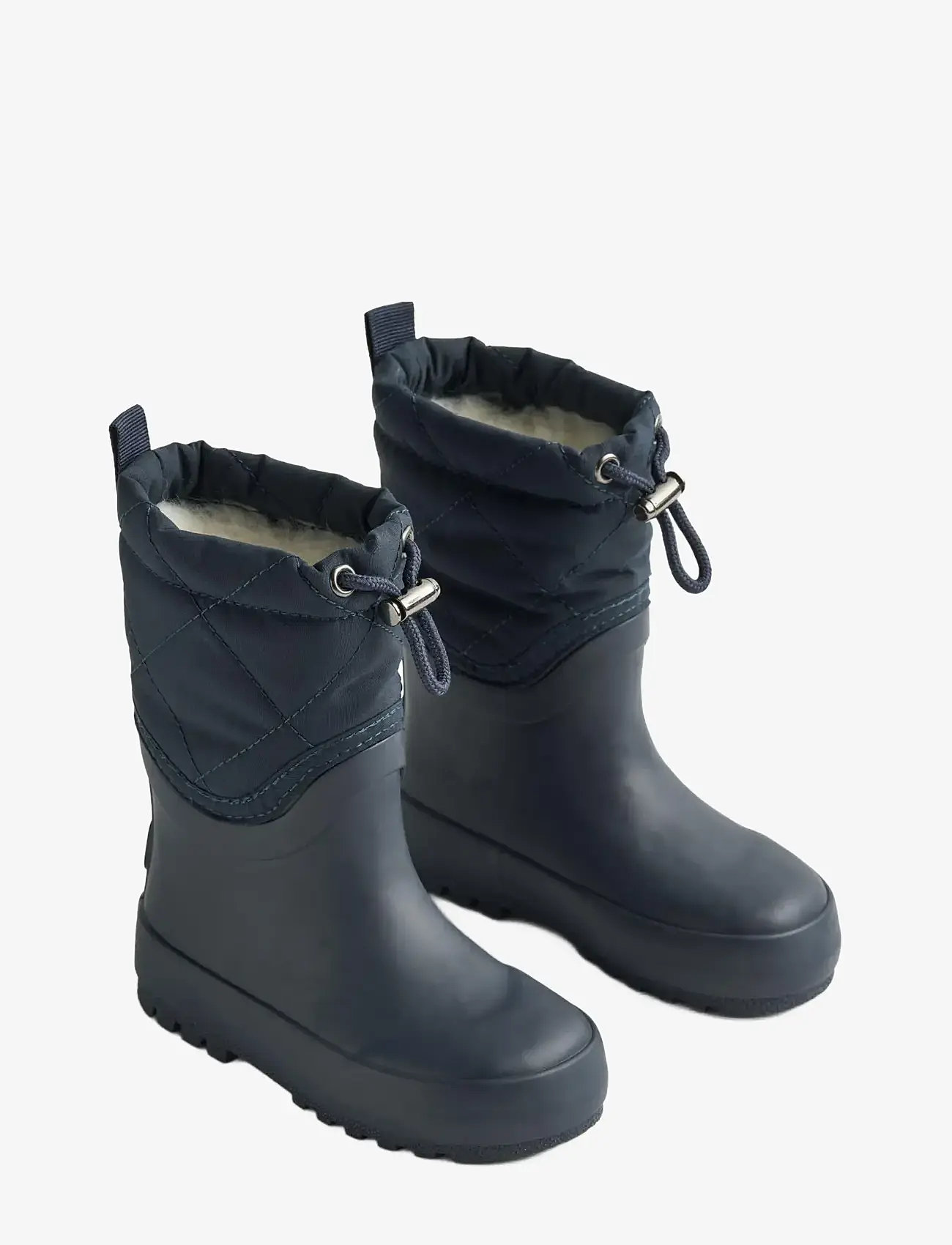 Wheat - Thermo Snowboot Drizzle - gummistøvler med for - navy - 0