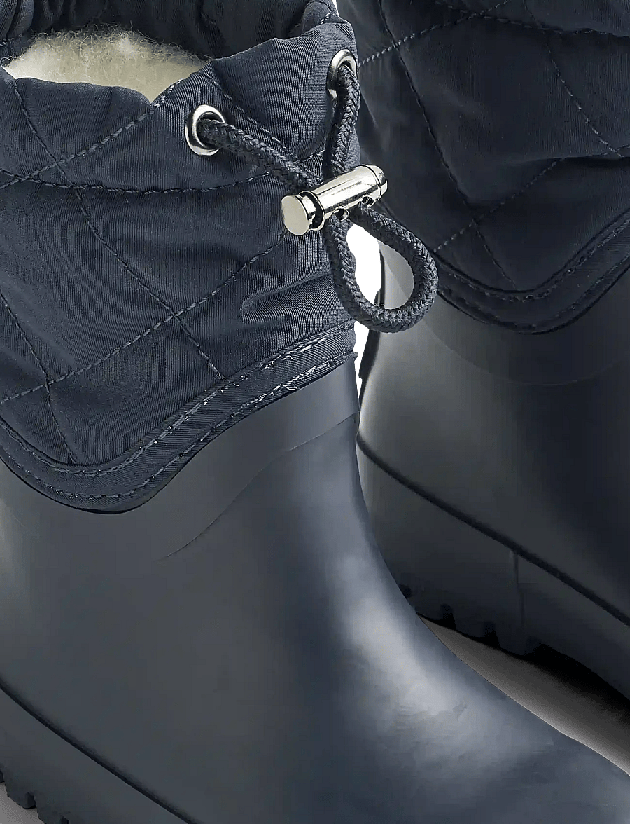 Wheat - Thermo Snowboot Drizzle - gefütterte gummistiefel - navy - 3