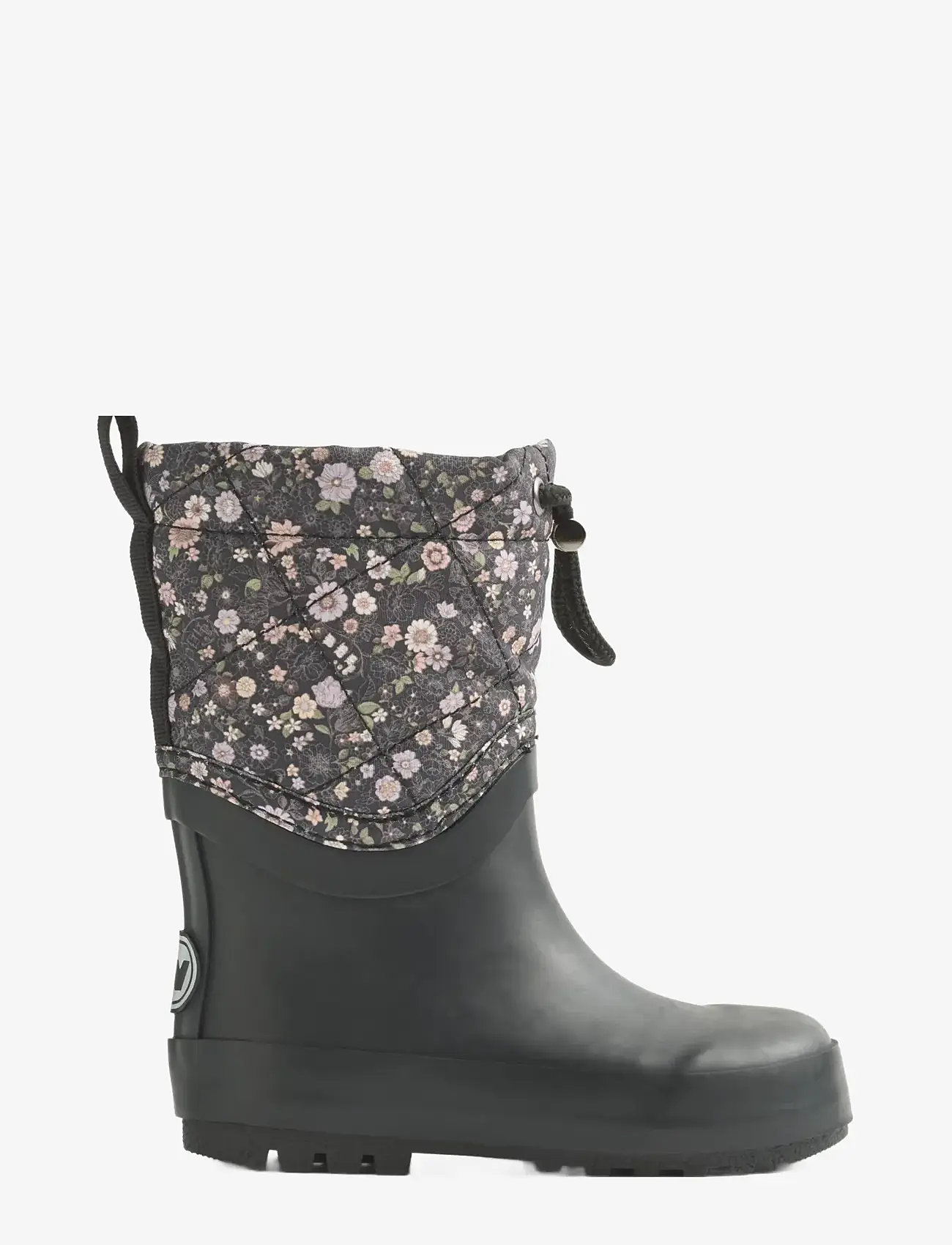 Wheat - Thermo Snowboot Drizzle - voodriga kummikud - black sea open flowers - 1