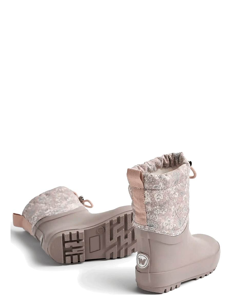 Wheat - Thermo Snowboot Drizzle - gefütterte gummistiefel - dry rose flowers - 1