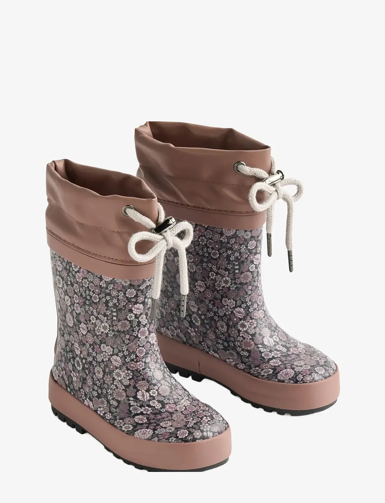 Wheat - Rubber Boot Thermo Print - gefütterte gummistiefel - black sea garden - 0