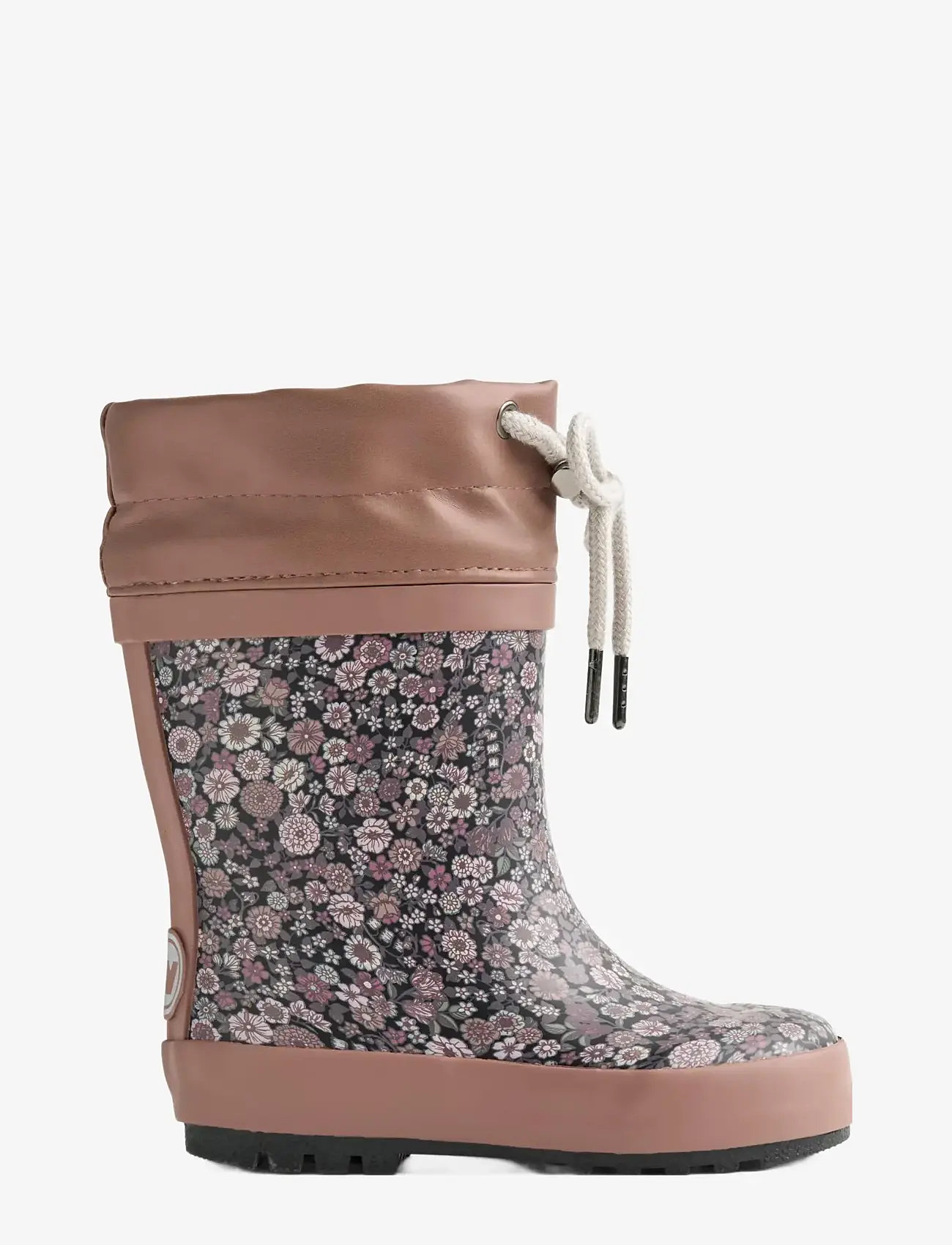 Wheat - Rubber Boot Thermo Print - gefütterte gummistiefel - black sea garden - 1