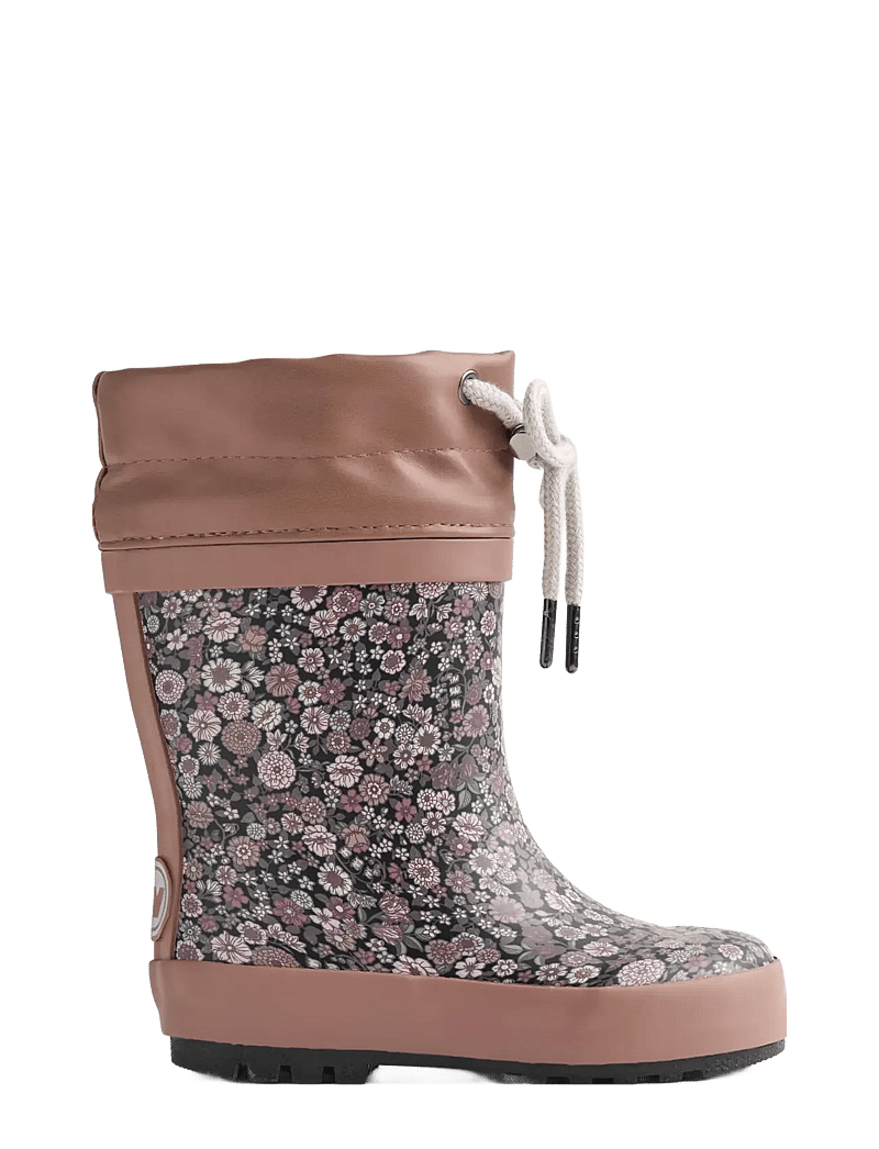Wheat - Rubber Boot Thermo Print - fodrade gummistövlar - black sea garden - 1