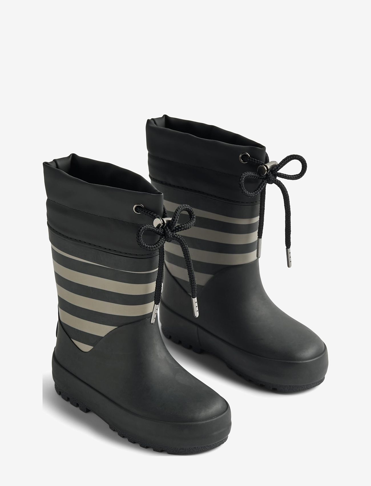 Wheat - Rubber Boot Thermo Print - voodriga kummikud - black stripe - 0