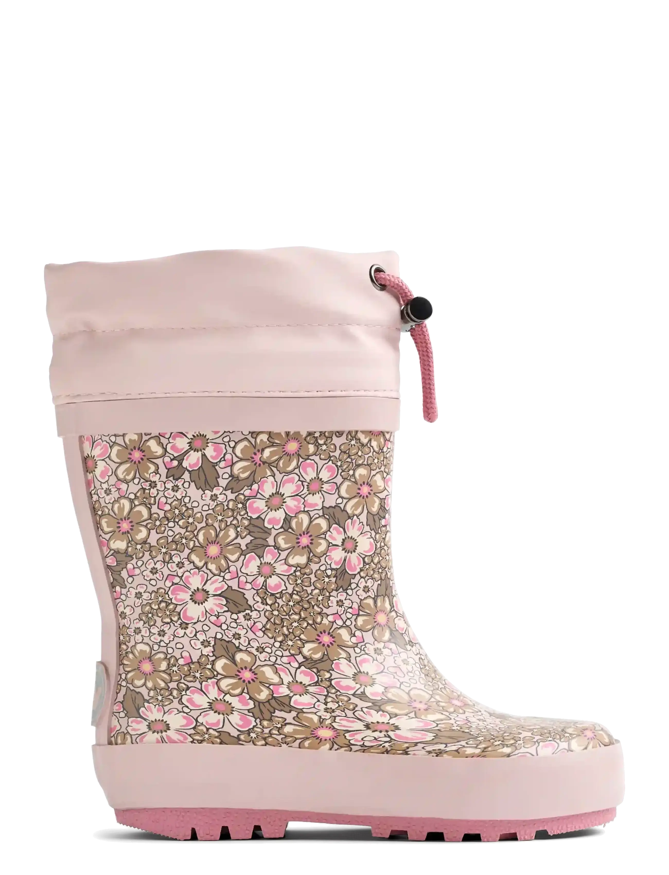 Wheat - Rubber Boot Thermo Print - gefütterte gummistiefel - dim rose flowers - 1