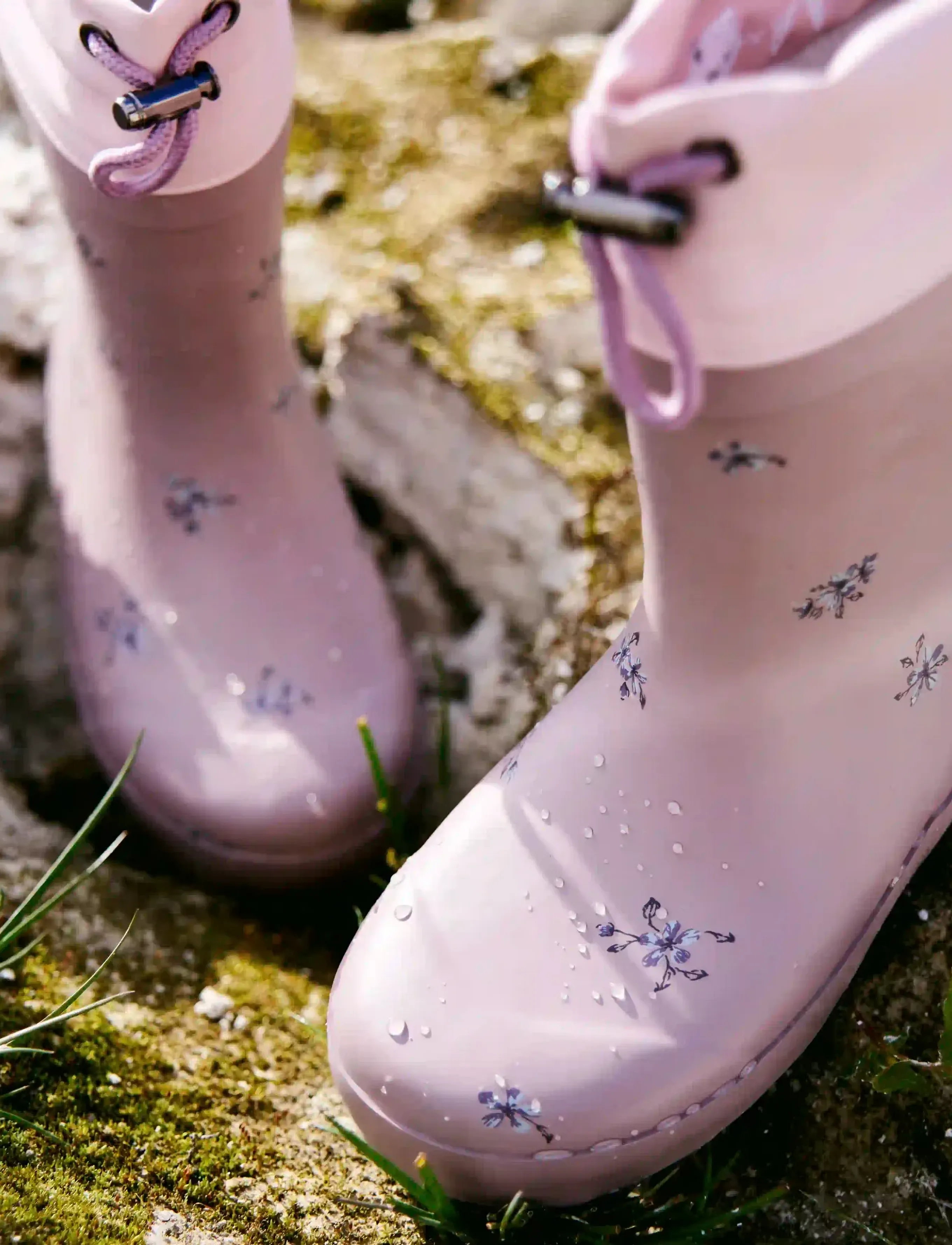 Wheat - Rubber Boot Thermo - fodrade gummistövlar - dry rose flowers - 0