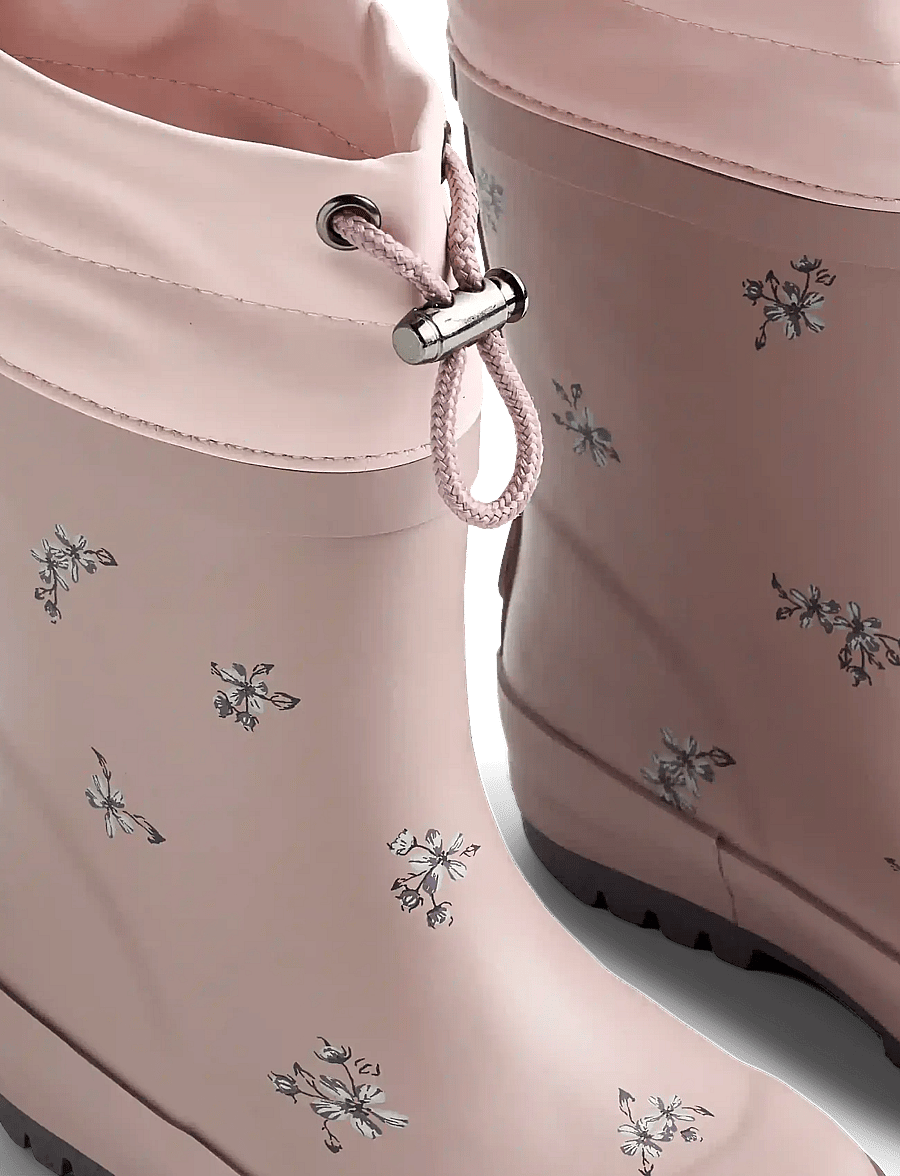 Wheat - Rubber Boot Thermo - gefütterte gummistiefel - dry rose flowers - 3