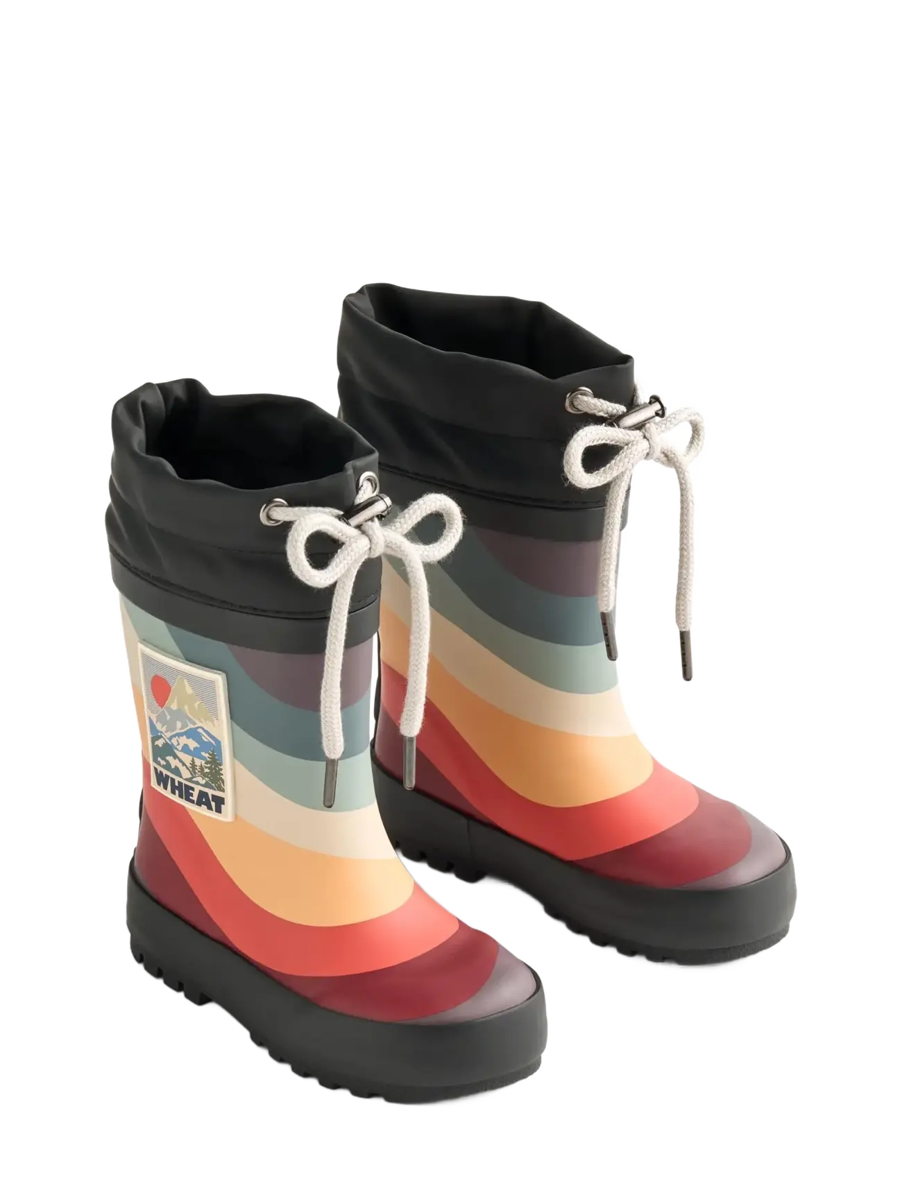 Wheat Rubber Boot Thermo - Schuhe - RAINBOW WAVES / multi