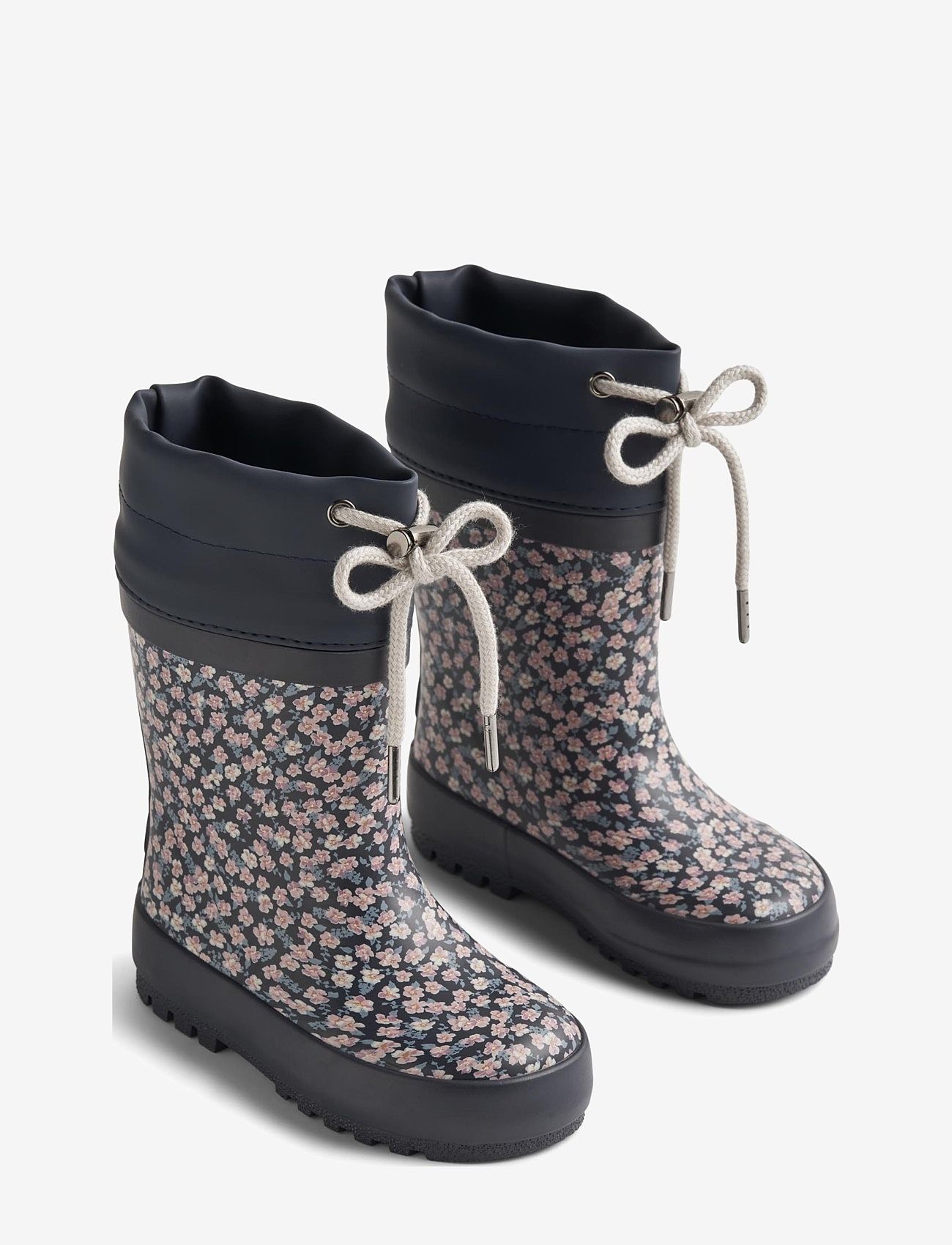 Wheat - Rubber Boot Thermo Print - gefütterte gummistiefel - raining flowers - 0