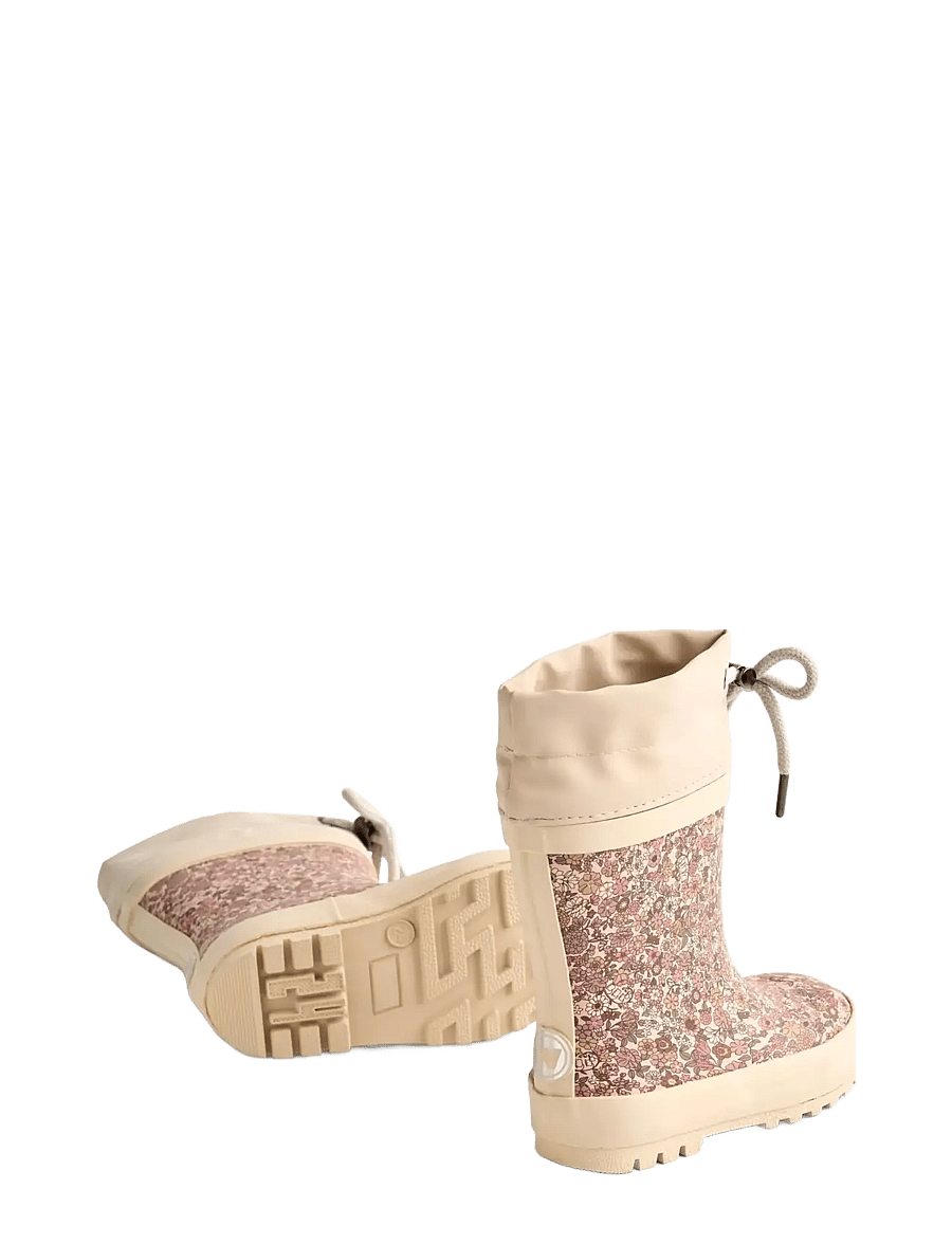 Wheat - Rubber Boot Thermo - gummistøvler - rose dust flowers - 2