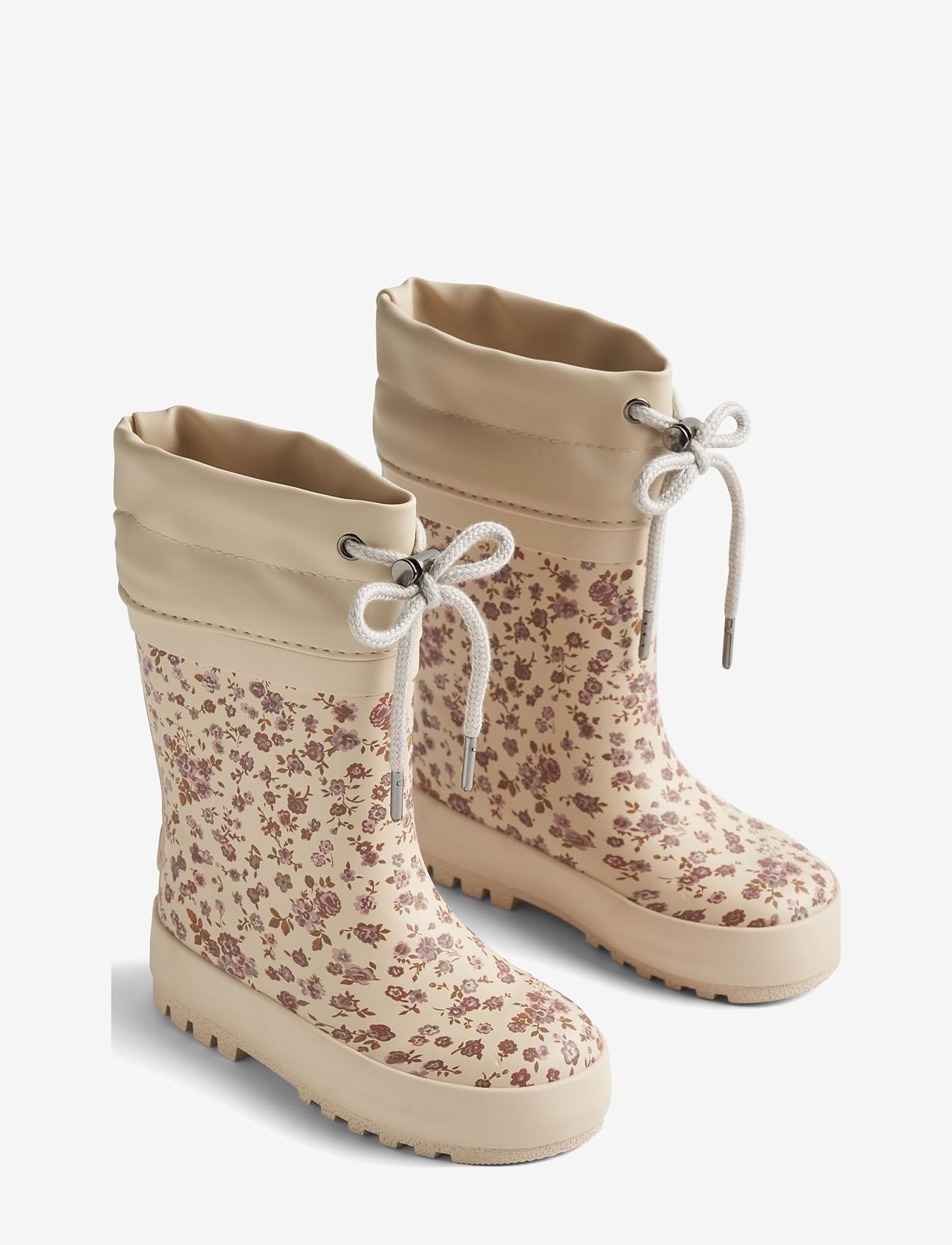 Wheat - Rubber Boot Thermo Print - voodriga kummikud - rose flowers - 0