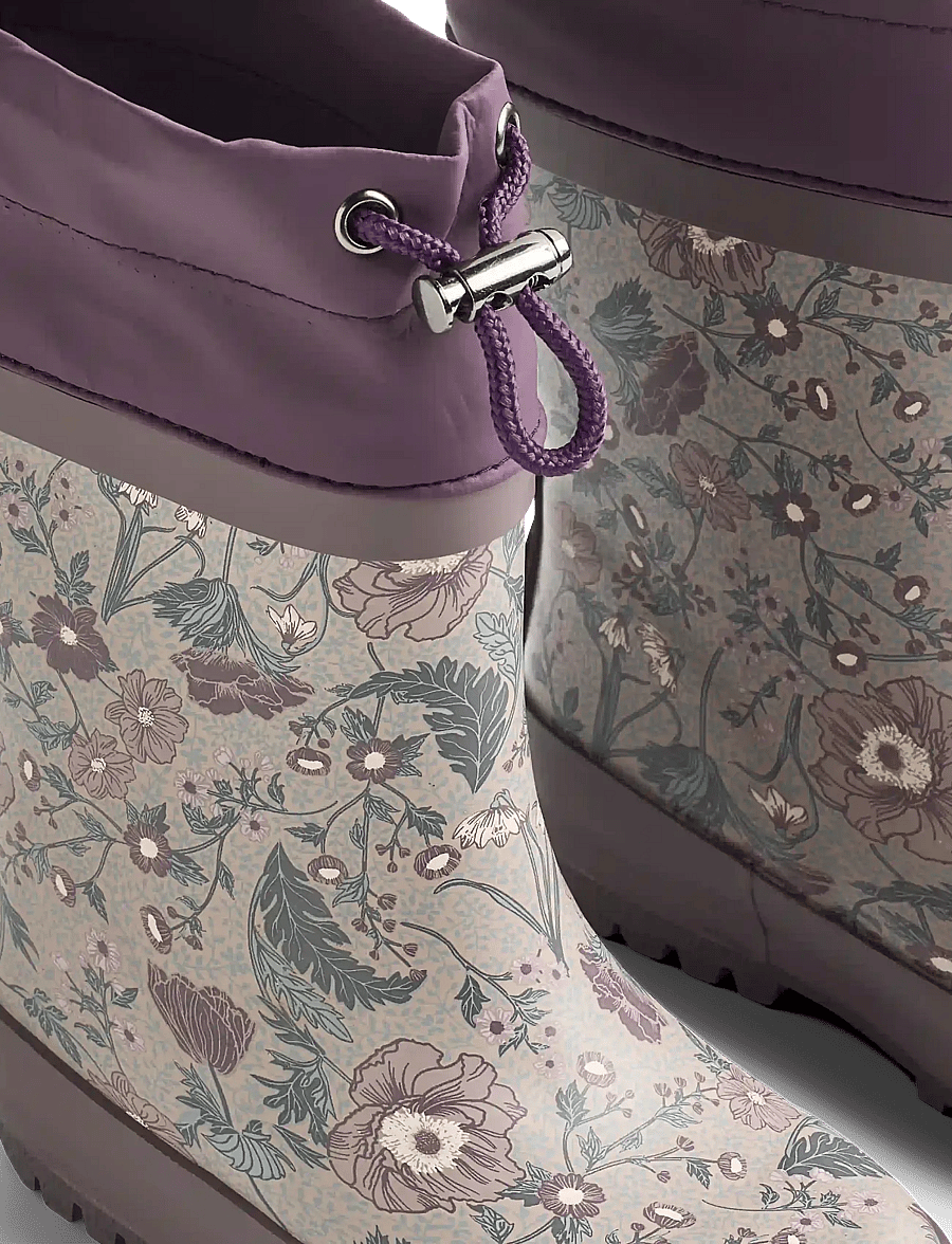Wheat - Rubber Boot Thermo - gefütterte gummistiefel - soft sand flowers - 3