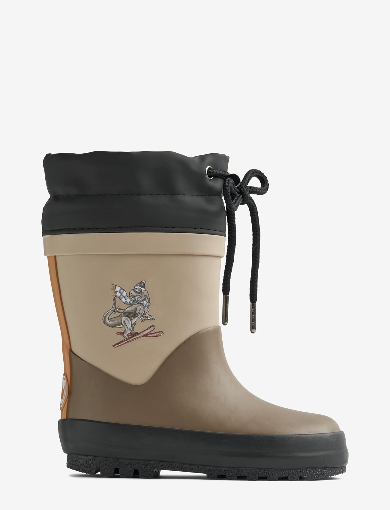 Wheat - Rubber Boot Thermo Solid - unlined rubberboots - dry wood dino - 2