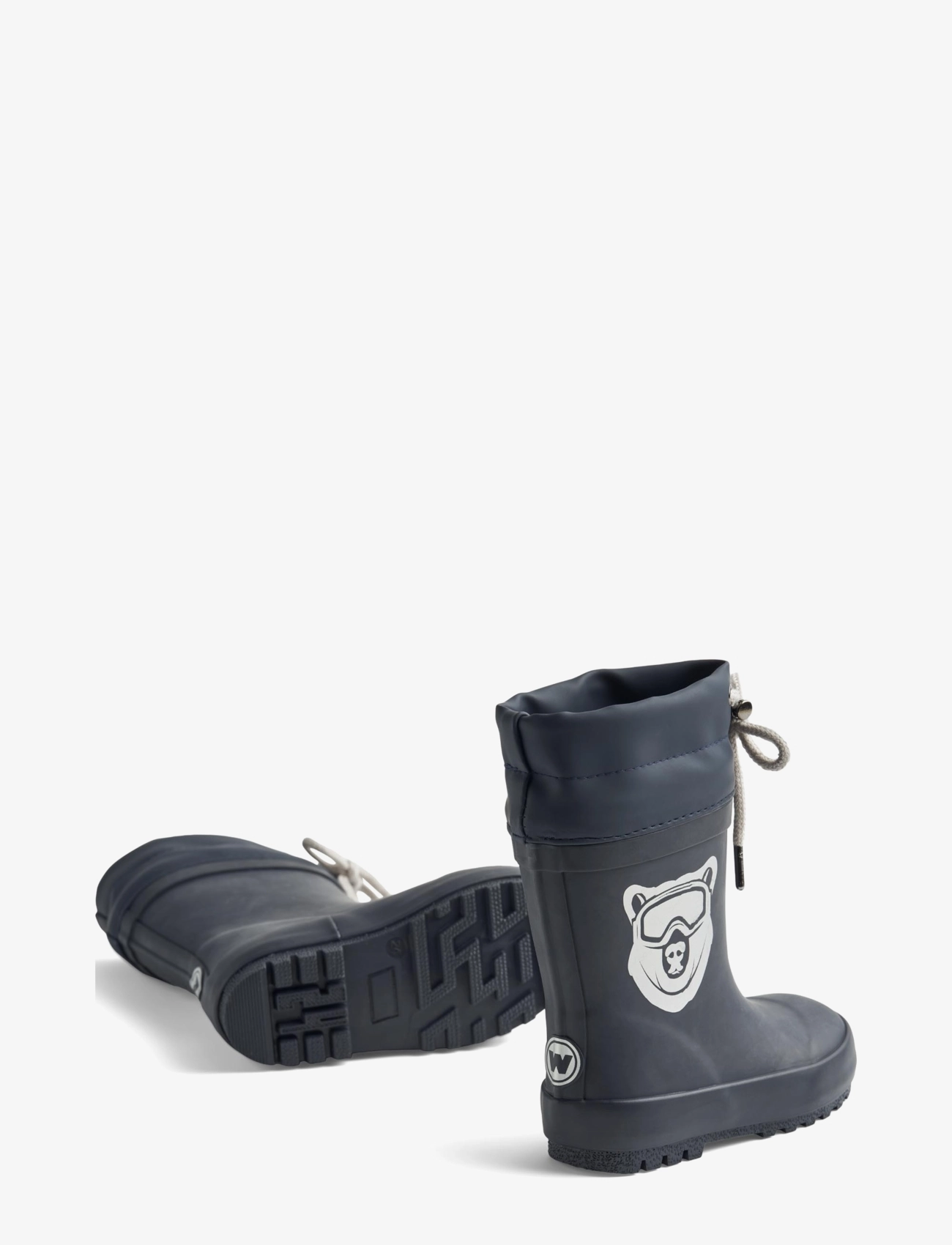 Wheat - Rubber Boot Thermo Solid - navy bear - 1