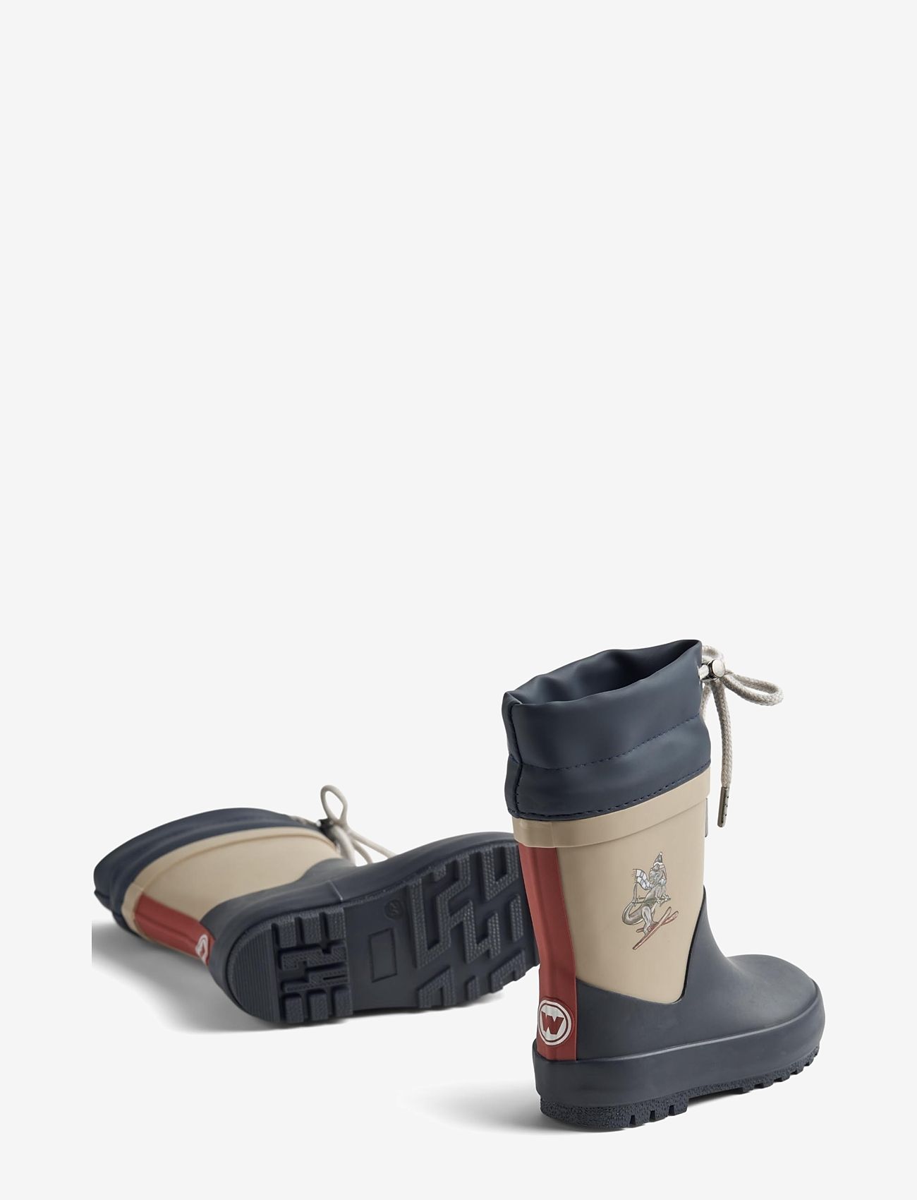 Wheat - Rubber Boot Thermo Solid - voodrita kummikud - navy dino - 1