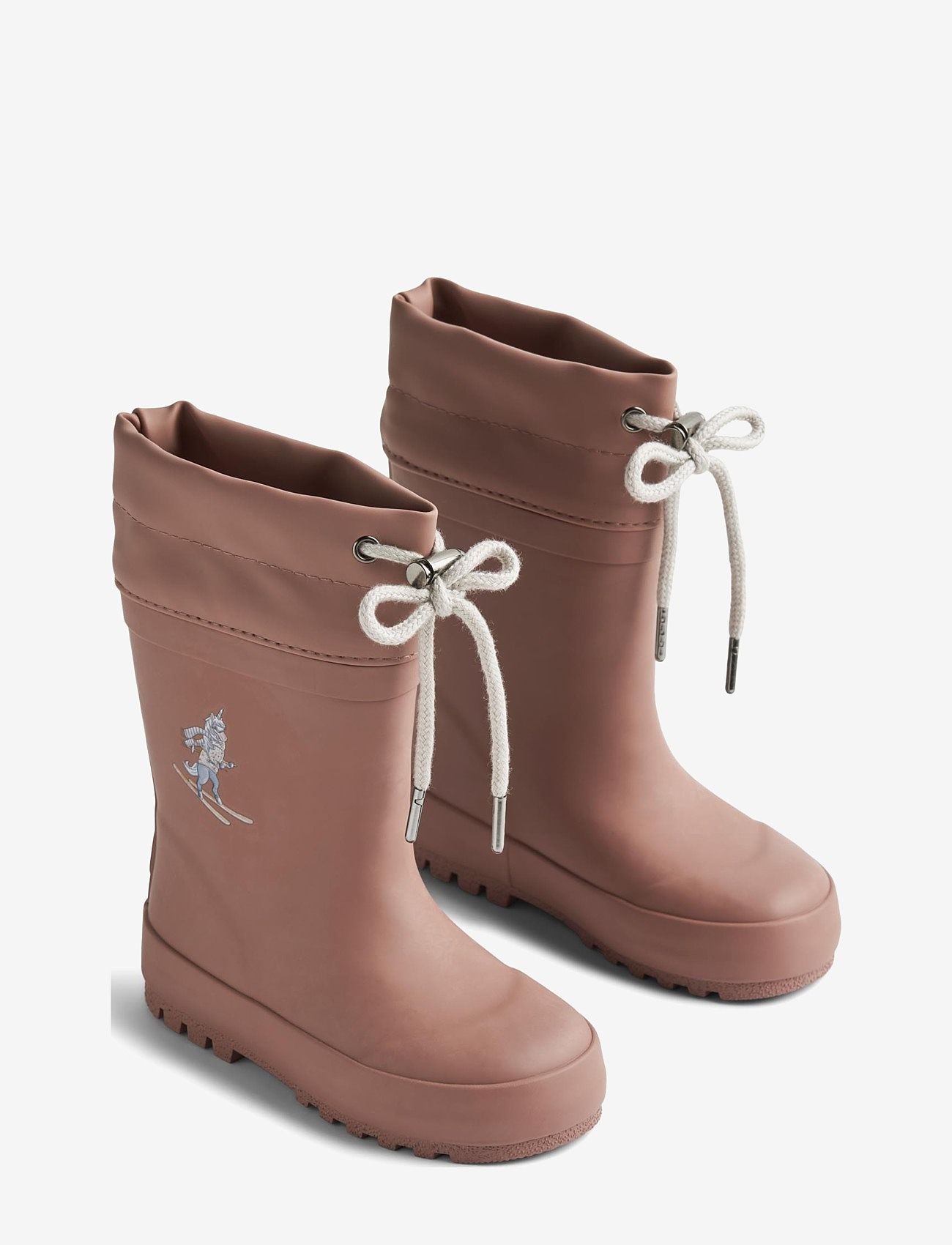 Wheat - Rubber Boot Thermo Solid - voodrita kummikud - old rose unicorn - 0