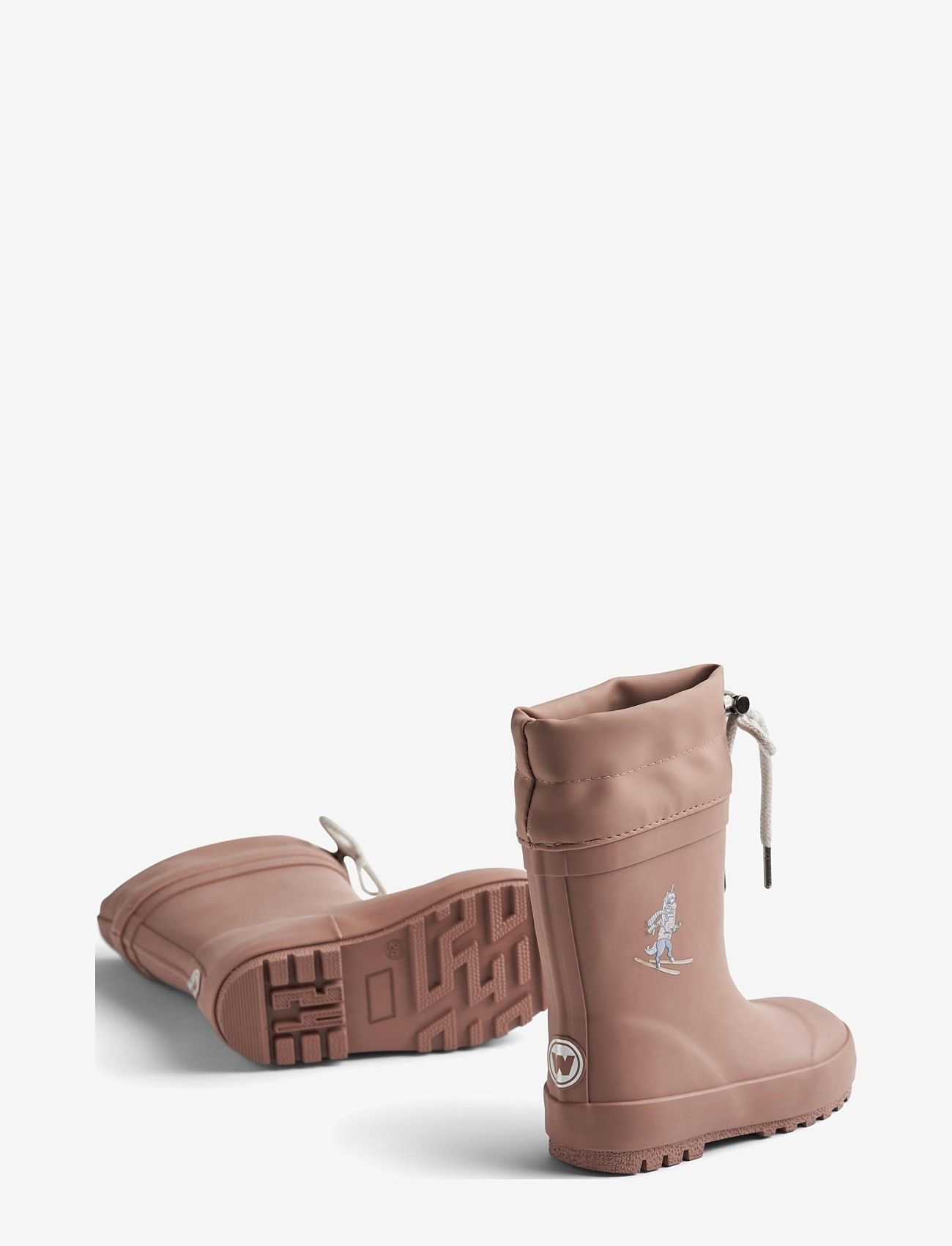 Wheat - Rubber Boot Thermo Solid - voodrita kummikud - old rose unicorn - 1