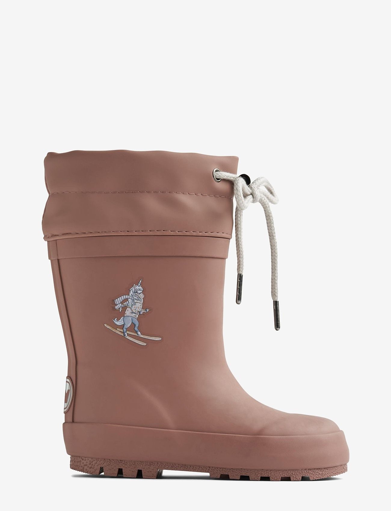 Wheat - Rubber Boot Thermo Solid - voodrita kummikud - old rose unicorn - 2