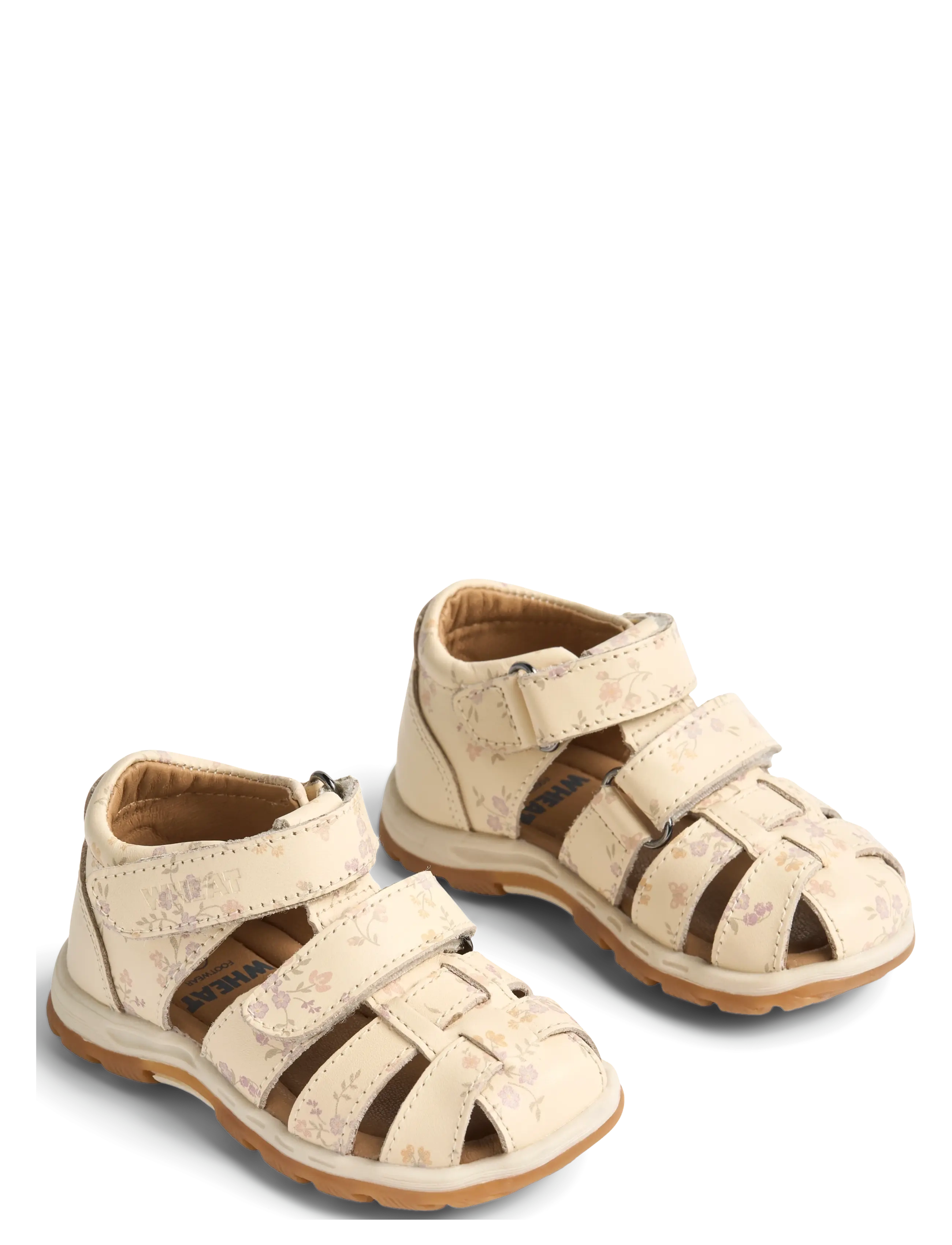 Wheat Sandal Frei - Kampanj - BARELY APRICOT FLOWERS / cream