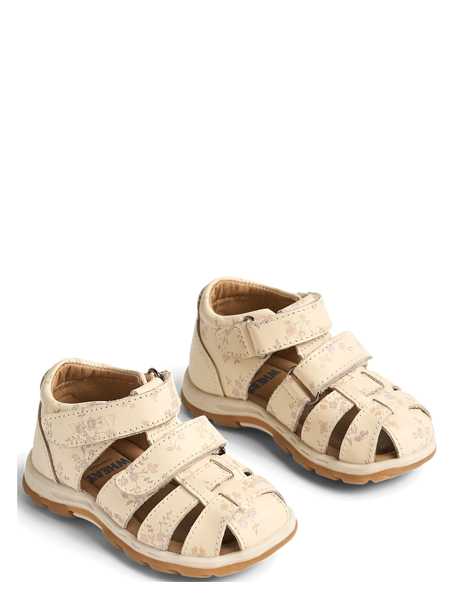 Wheat - Sandal Frei - sandaalid - barely apricot flowers - 1
