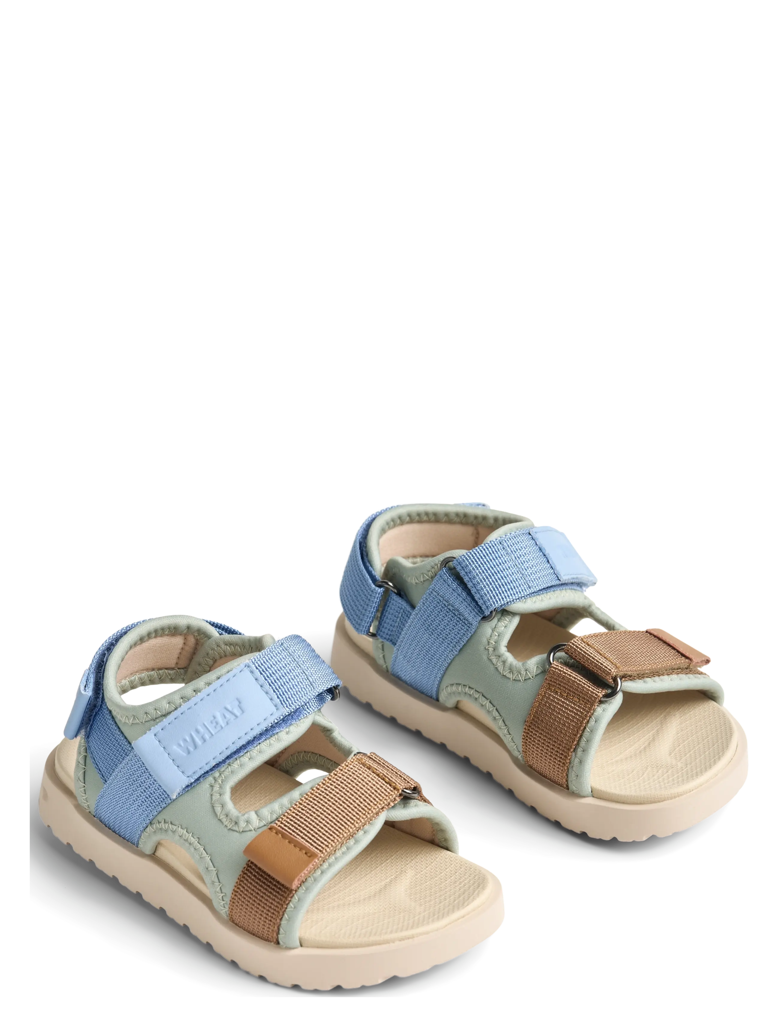 Wheat Sandal Mandy - Basutės - GREEN POOL / multi