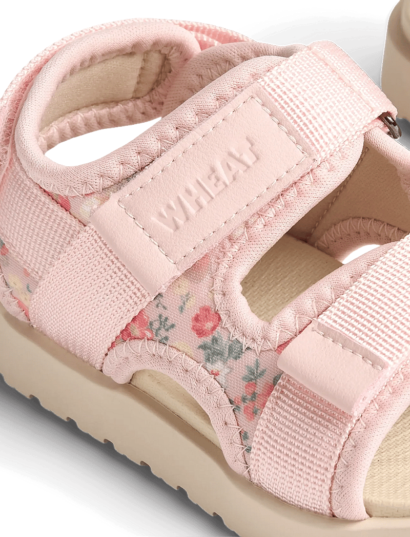 Wheat - Sandal Mandy - basutės - powder flowers and seashells - 4